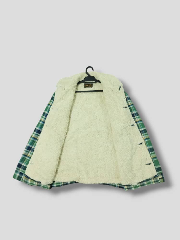 Japanese Brand × Vintage × Wrangler A01 Wrangler Sherpa Inside Button Up Jacket Size US M / EU 48-50 / 2 - 3 Thumbnail