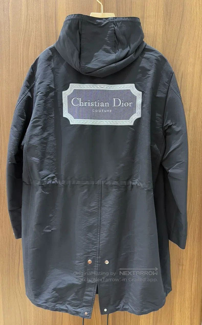 Dior Dior Black hooded coat Size US L / EU 52-54 / 3 - 1 Thumbnail