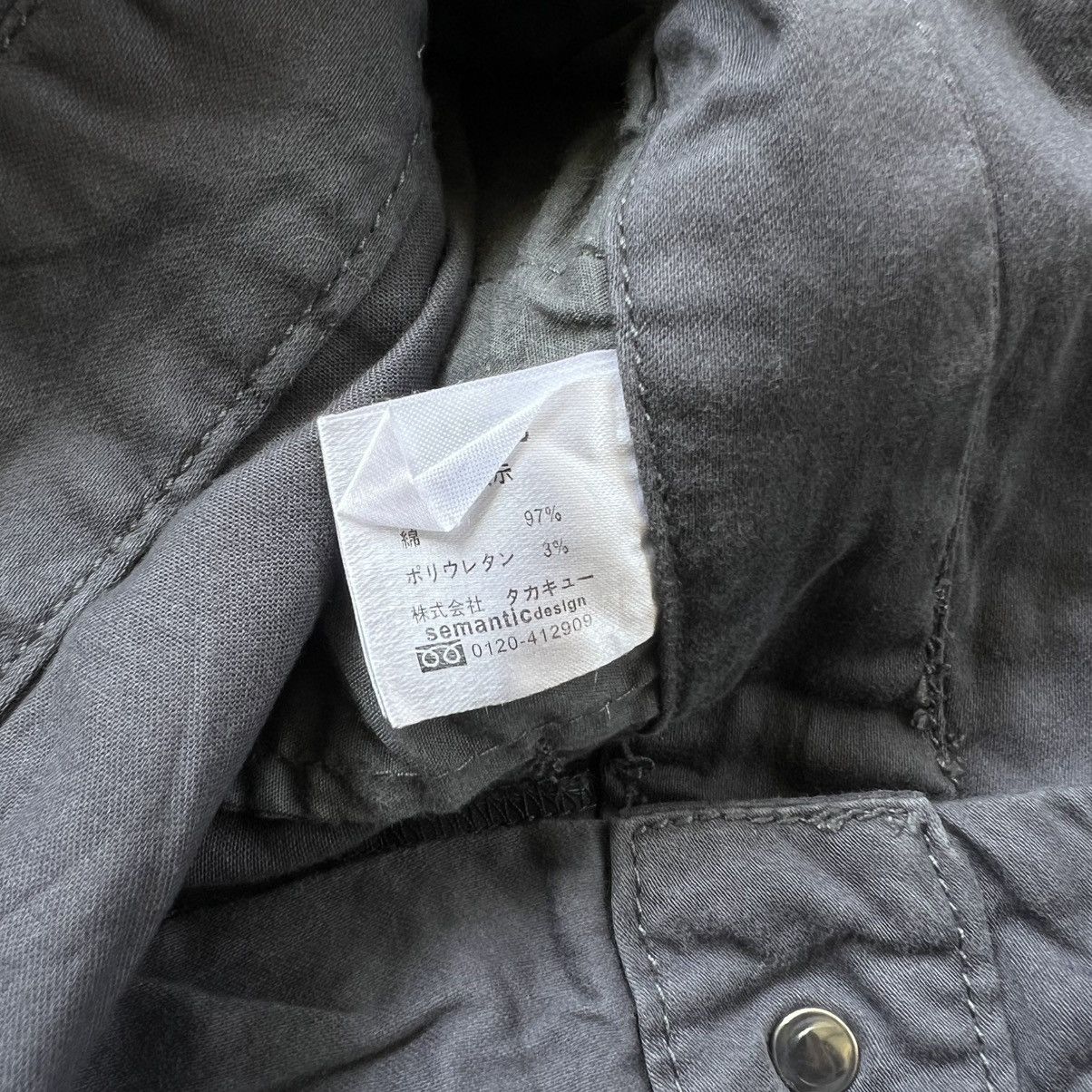 If Six Was Nine Semantic Design Cargo Bondage Flared Pants Size US 34 / EU 50 - 11 Thumbnail