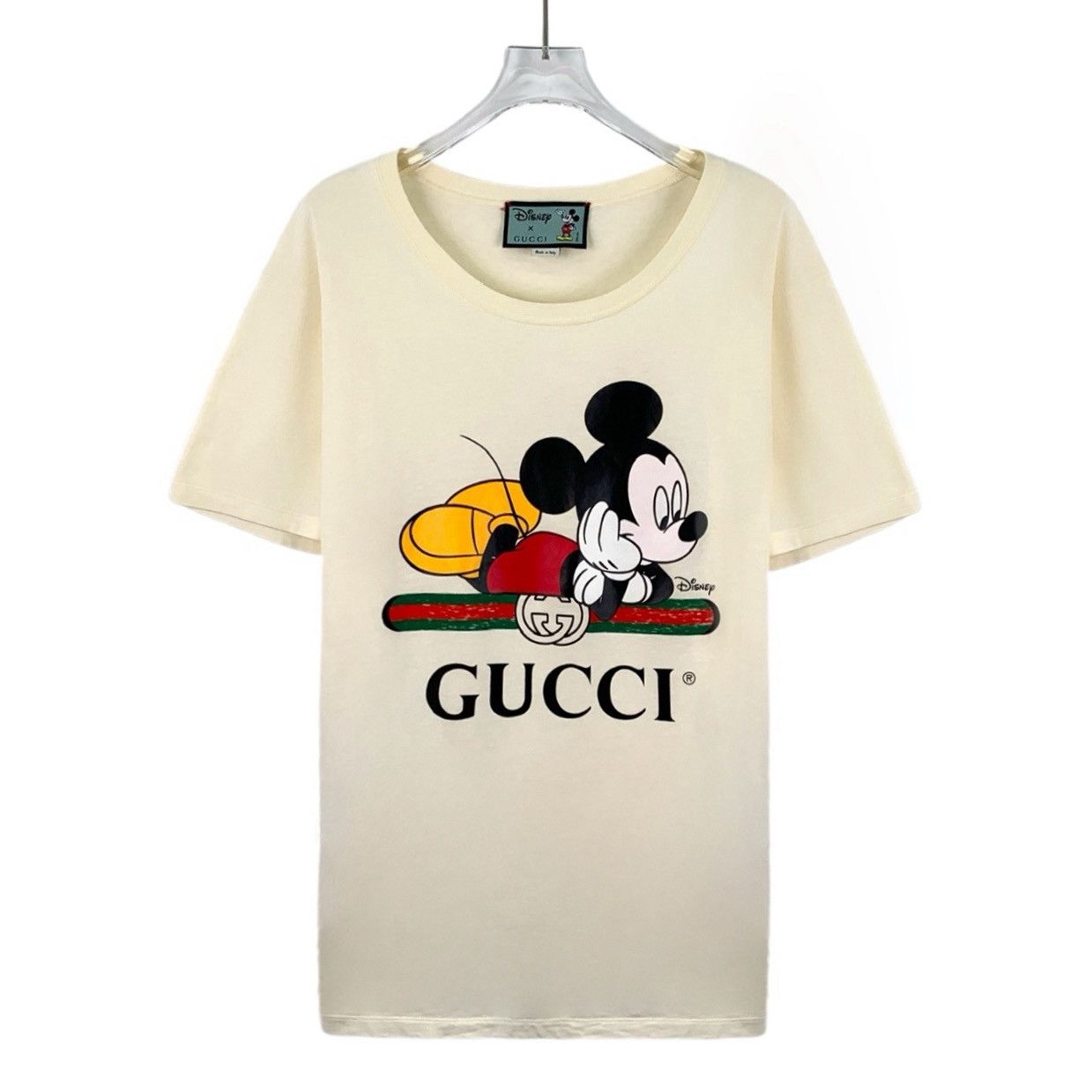 Gucci Gucci x Disney Co-branded Cotton Crew Neck T-Shirt Size S / US 4 / IT 40 - 1 Thumbnail