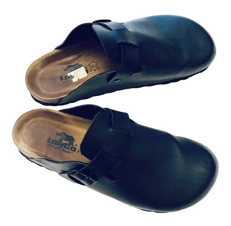 Designer × Vintage 🔥VERY RARE VINTAGE 𝐋𝐎𝐍𝐆𝐎 LEATHER CLOGS 🔥 Size US 9 / EU 42 - 6 Thumbnail