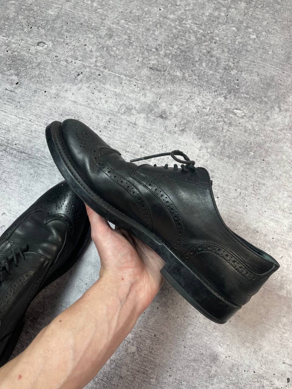 Tod's Vintage Tods Leather Derby Brouge Oxford Shoes Y2K Size US 10 / EU 43 - 5 Thumbnail