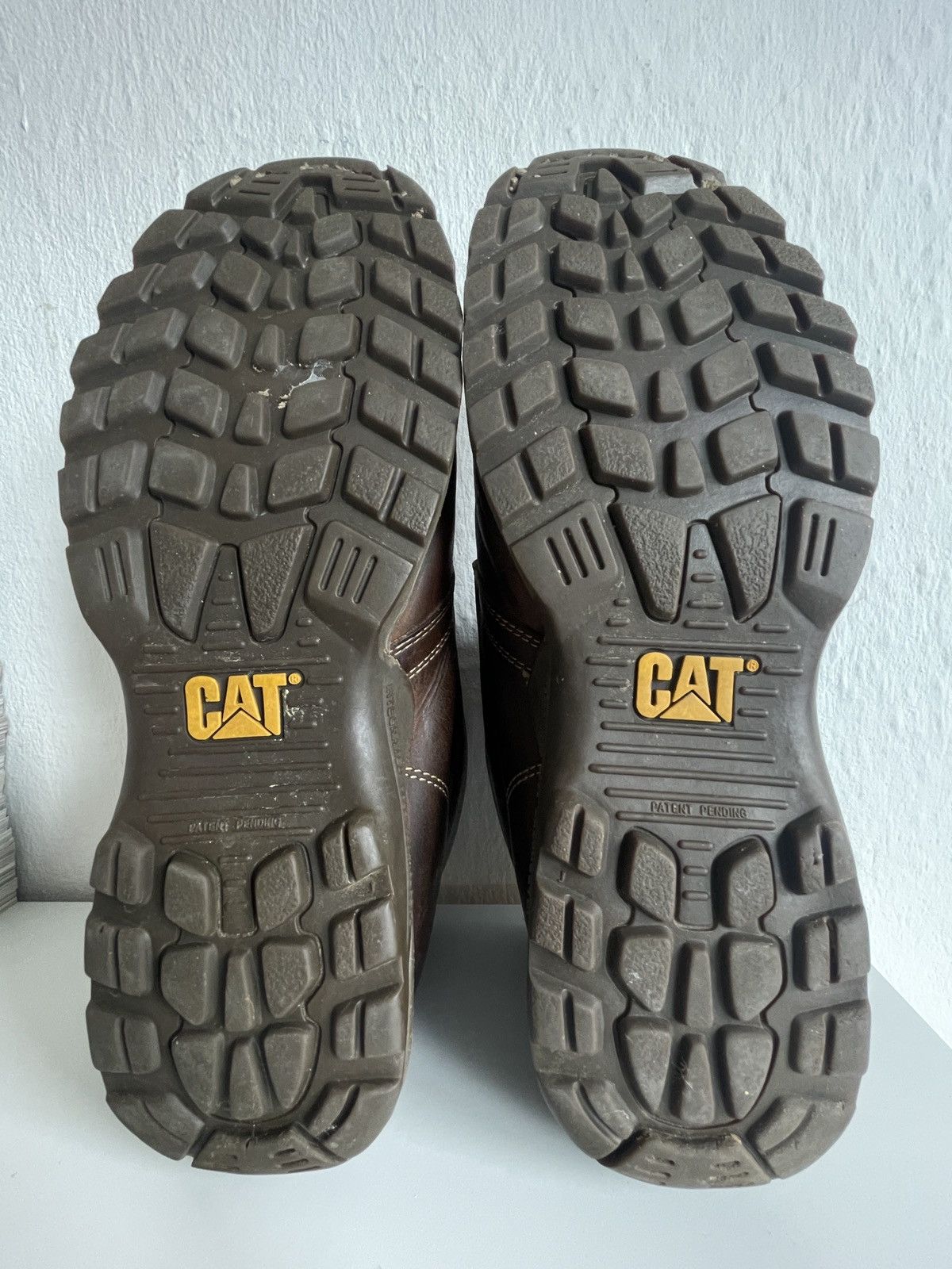 Caterpillar Caterpillar Distressed Leather Work Boots Patina size 46 Size US 12.5 / EU 45-46 - 20 Thumbnail
