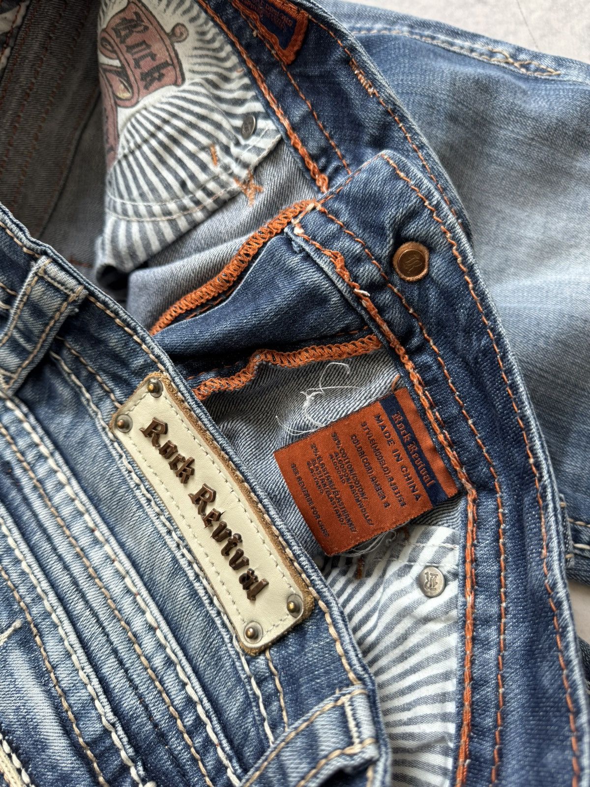 Rock Revival Rock Revival jeans blue Japanese style Punk pants Size US 32 / EU 48 - 6 Thumbnail