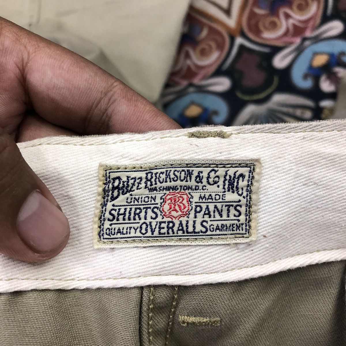 Buzz Rickson's Buzz Rickson Casual Wide Stright Army Pants Size US 33 - 12 Thumbnail