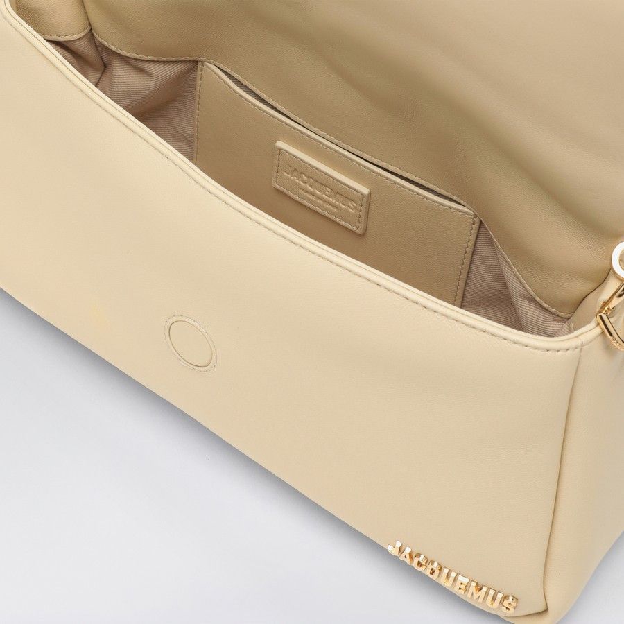 Jacquemus o1d2blof0824 Size: OS / Le Bambimou Leather Bag in Cream Size ONE SIZE - 4 Thumbnail