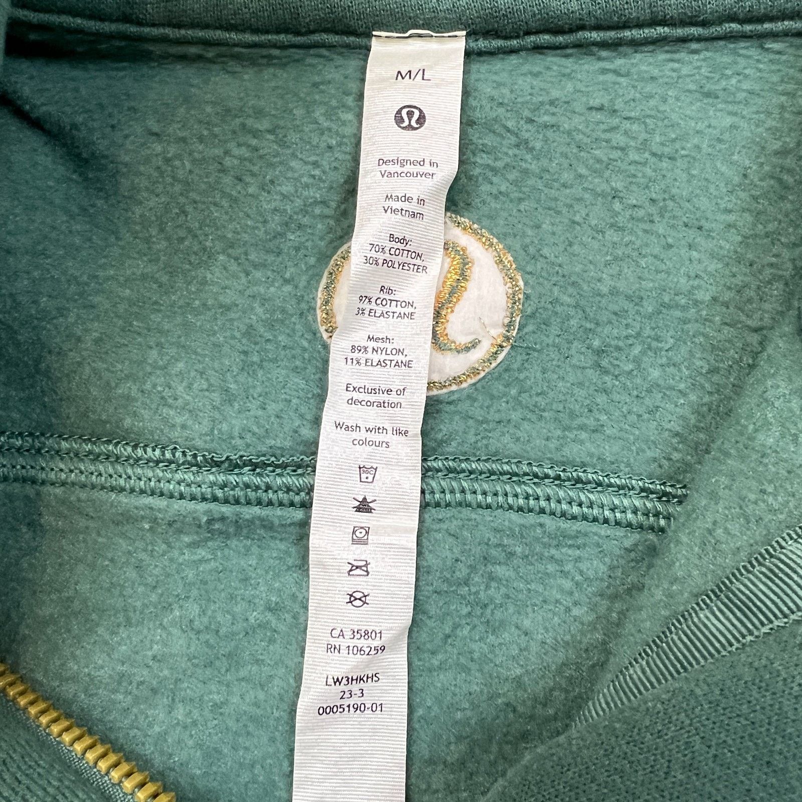 Lululemon Lululemon Scuba Oversized Funnel Neck Zip Yoga Sweatshirt Size M / US 6-8 / IT 42-44 - 7 Thumbnail