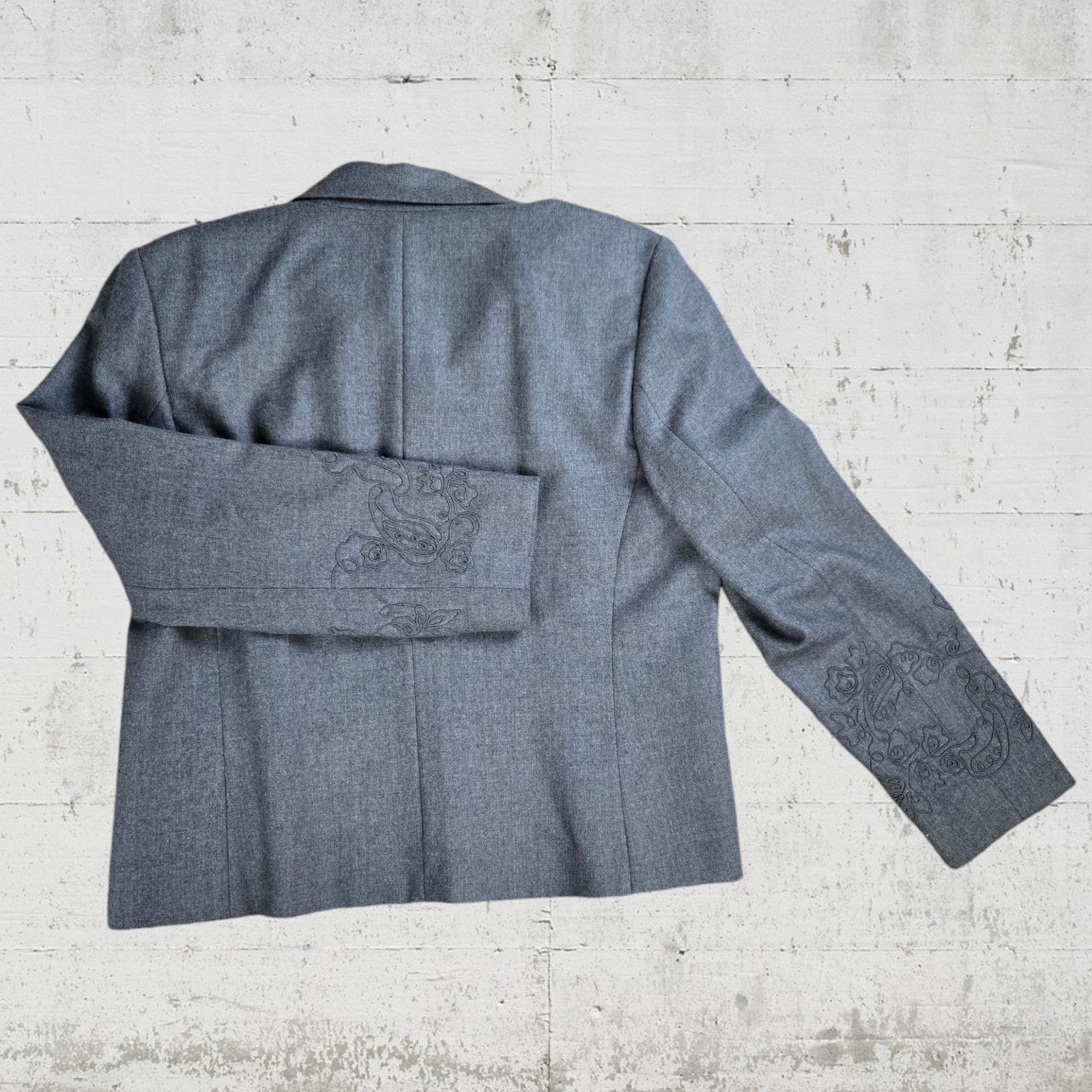 Pendleton Vintage Pendleton Gray Embroidered Wool Jacket Size 14 Size XL / US 12-14 / IT 48-50 - 7 Thumbnail