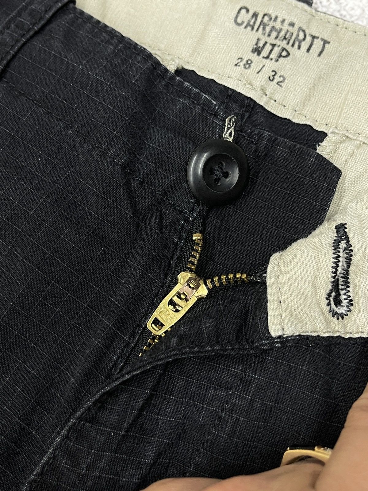 Carhartt Vintage Carhartt WIP Aviation Cargo Pants Black Y2K Size US 28 / EU 44 - 10 Thumbnail