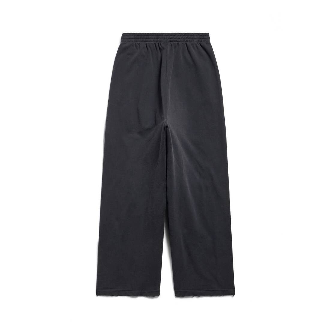 Balenciaga o1w1db10525 Stencil Type Baggy Sweatpants & Joggers Black Size US 32 / EU 48 - 5 Thumbnail