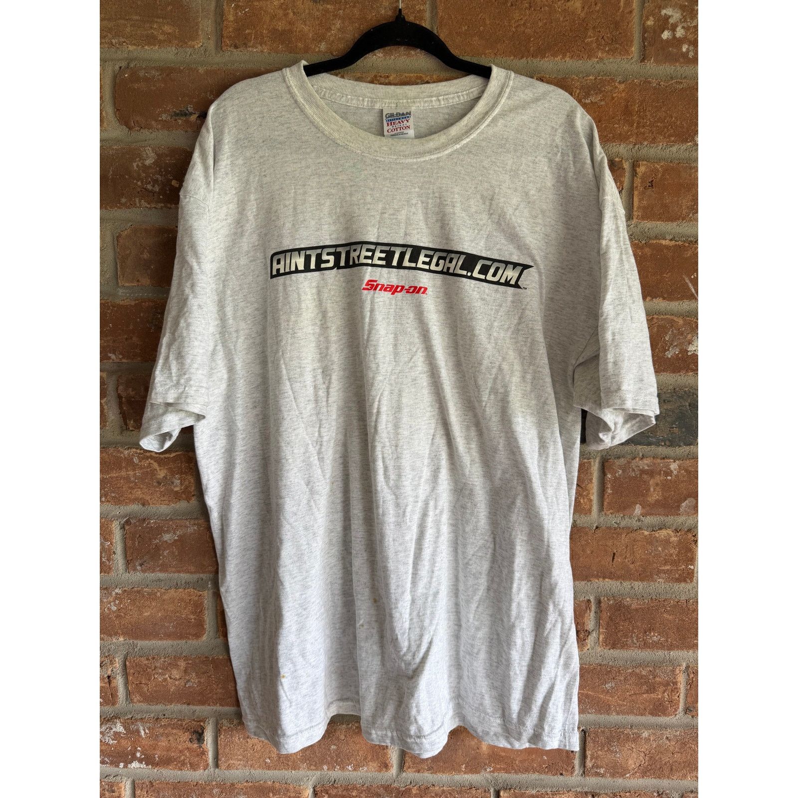 Gildan Vintage Snap On Aint Street Legal Gray Tee XL Size US XL / EU 56 / 4 - 2 Thumbnail