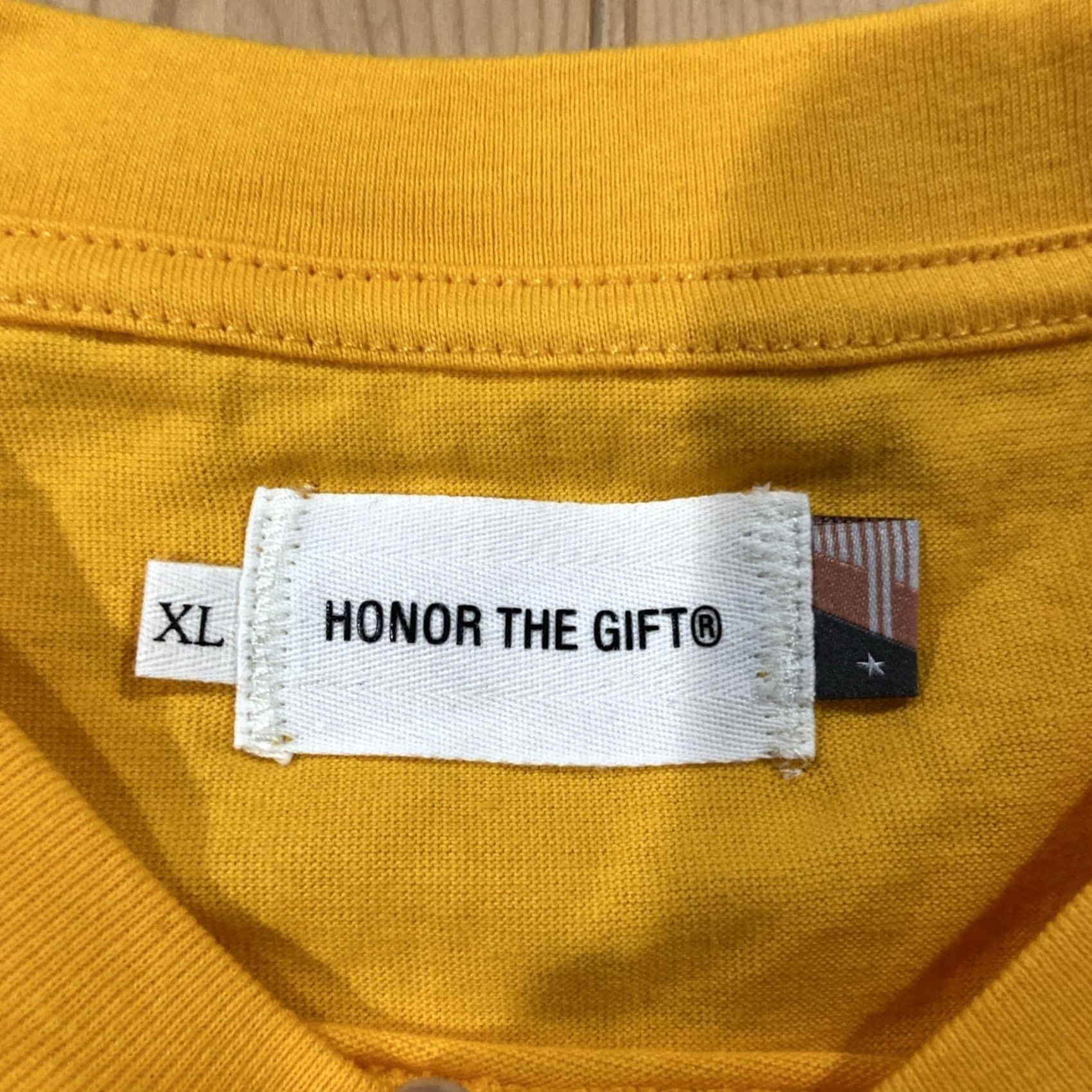 Honor the Gift Honor The Gift T-Shirt Oversize Mens XL Crew Neck Short Sleeve Yellow Cotton Regular Men’s Size US XL / EU 56 / 4 - 3 Thumbnail