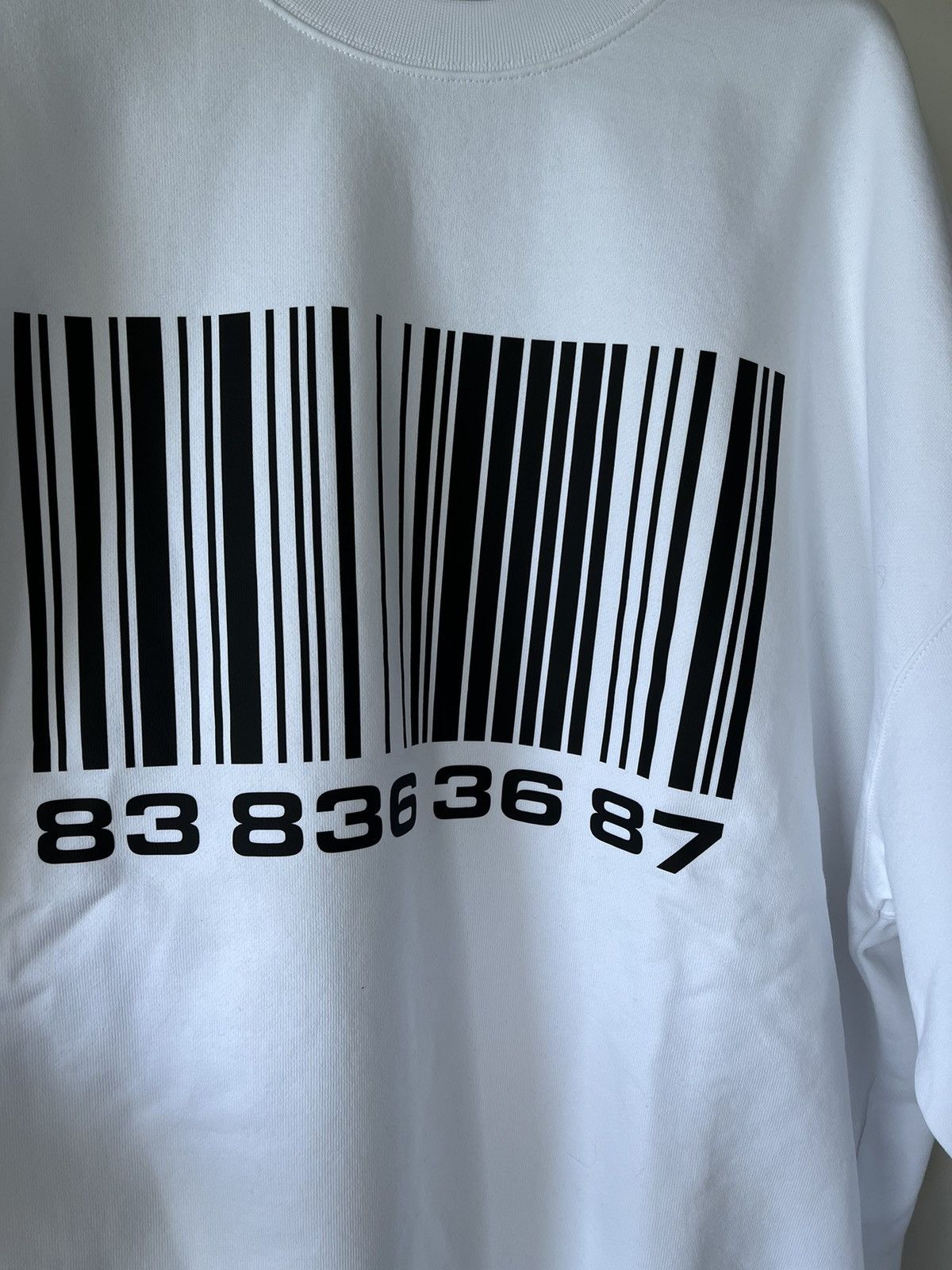 VTMNTS × Vetements BNWT Vetements VTMNTS barcode sweatshirt size S Size US S / EU 44-46 / 1 - 2 Thumbnail