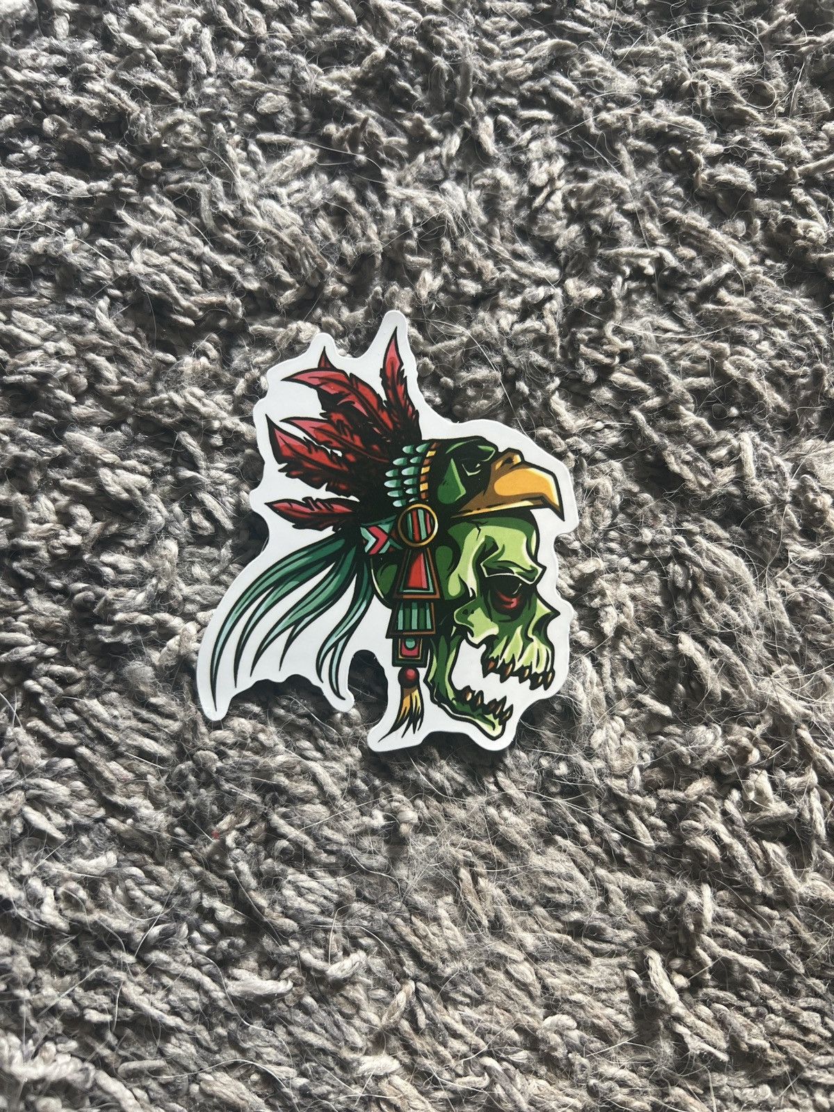 Hypebeast GT Graphics Native American Aztec Skull Sticker Size ONE SIZE - 1 Thumbnail