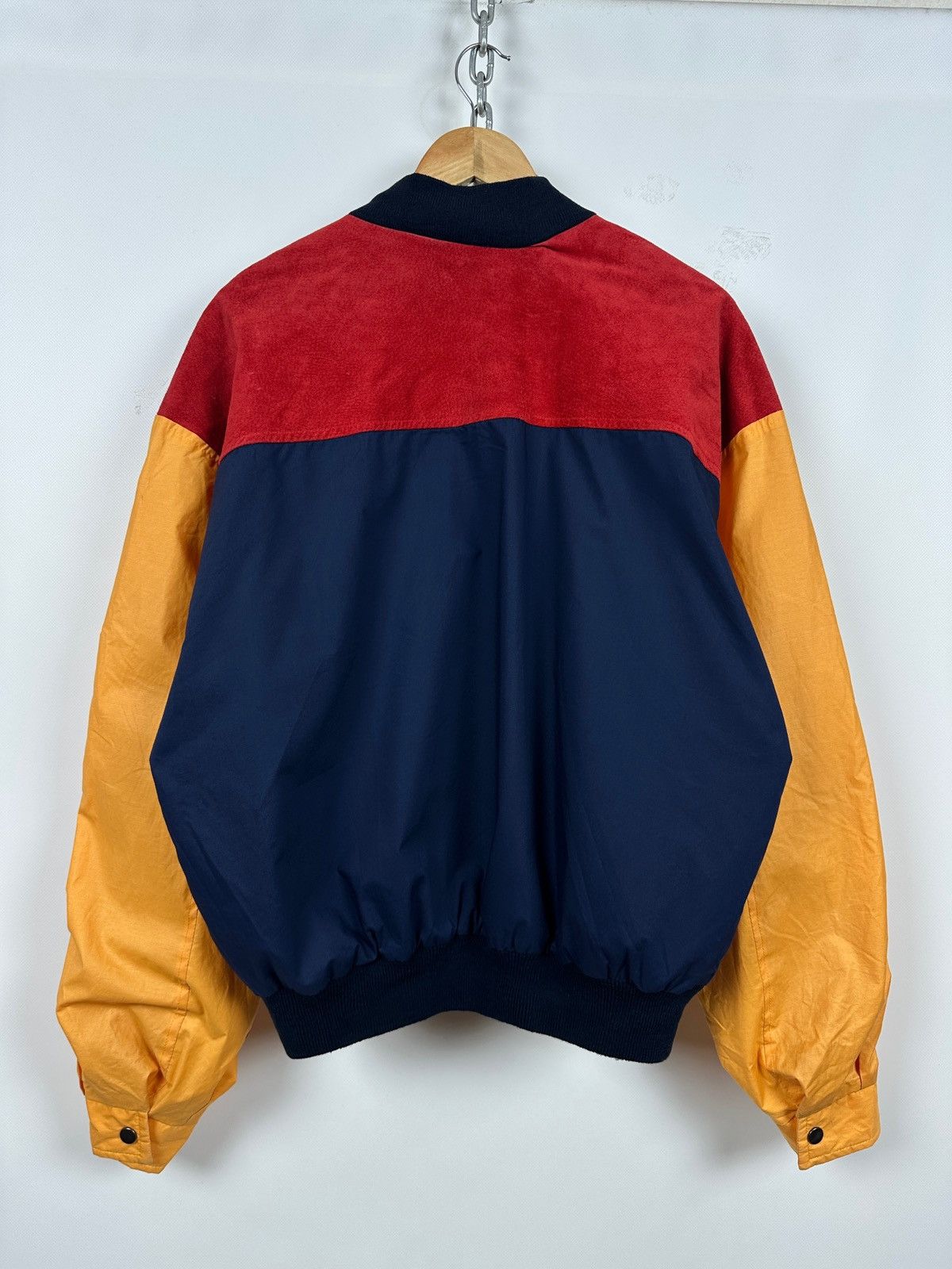 Vintage 90s Vintage Lamborghini Leisure Leather Zip Racing Jacket Size US XL / EU 56 / 4 - 2 Thumbnail