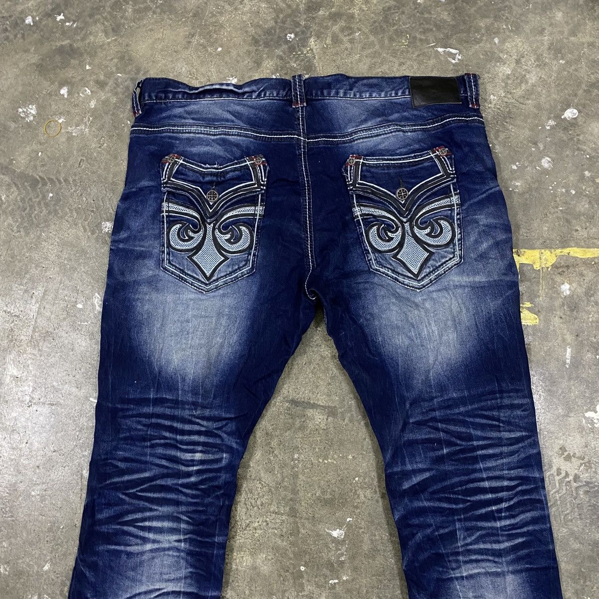 Affliction Vintage Affliction Denim Jeans Y2K Baggy Chrome Hearts Jnco Size US 44 / EU 60 - 2 Thumbnail