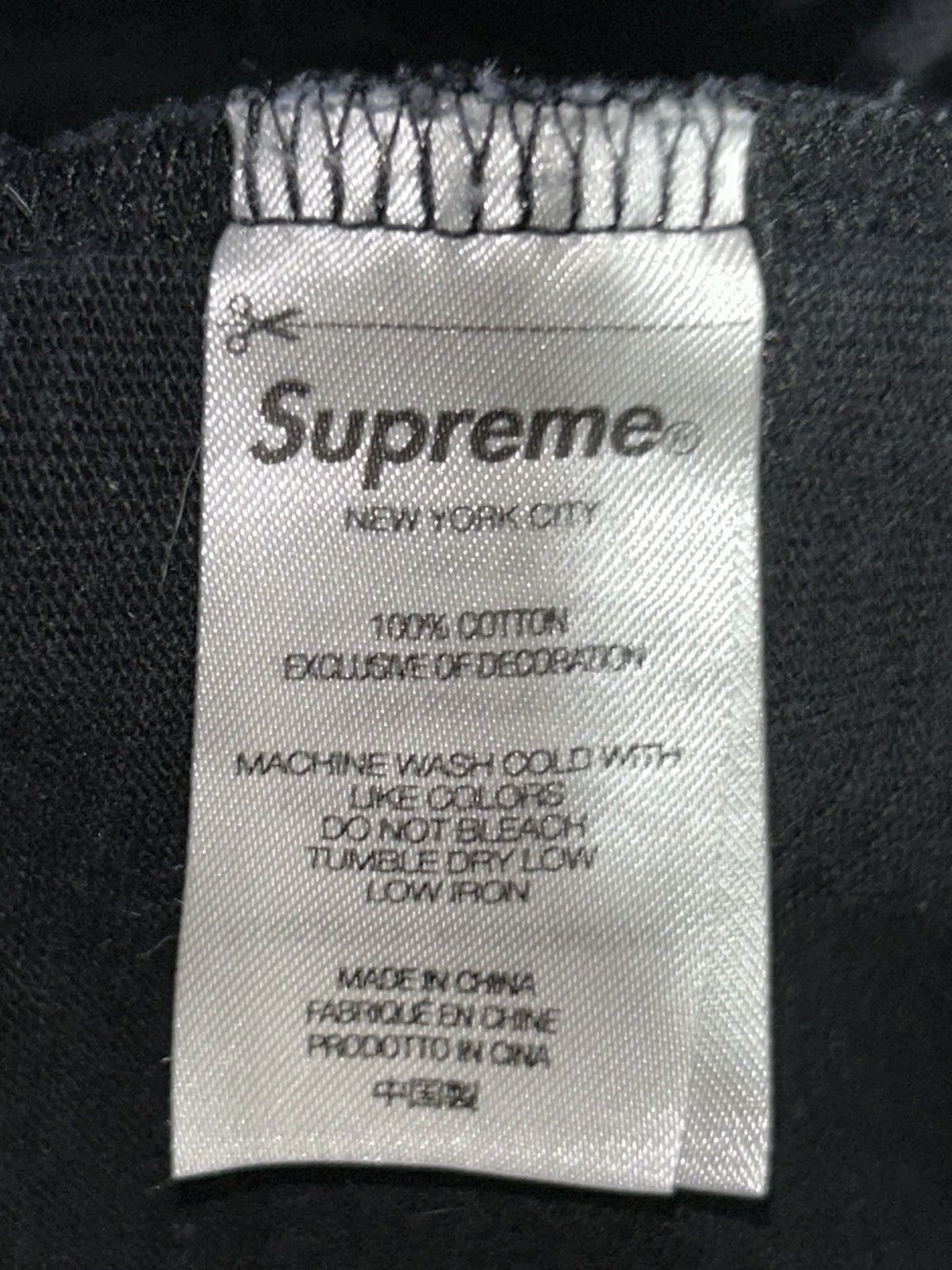 Supreme Supreme Sketch Embroidered S/S Top Black SS23 size Large Size US L / EU 52-54 / 3 - 5 Thumbnail