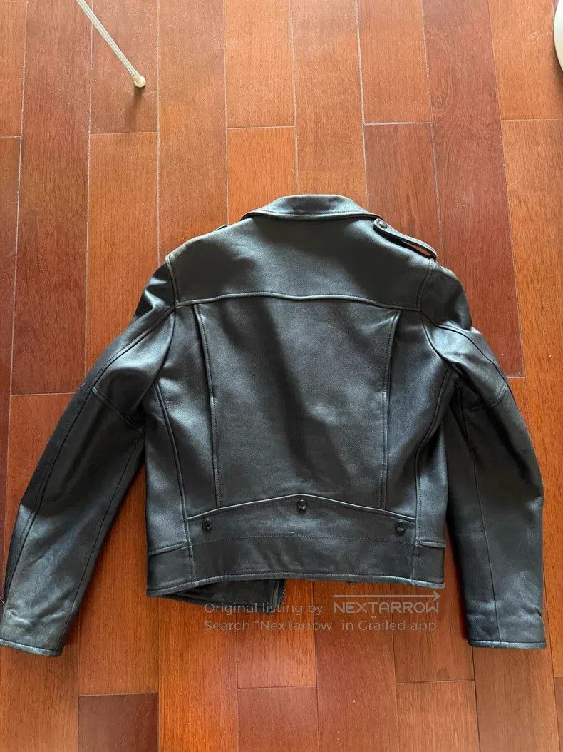 Saint Laurent Paris Saint Laurent Paris Motorcycle Leather Jacket with Black Z Size XS / US 0-2 / IT 36-38 - 4 Thumbnail