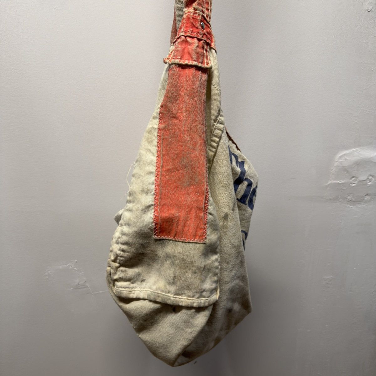 Vintage 60s Washington Star Newspaper Paperboy Bag Distressed Canvas Size ONE SIZE - 4 Thumbnail