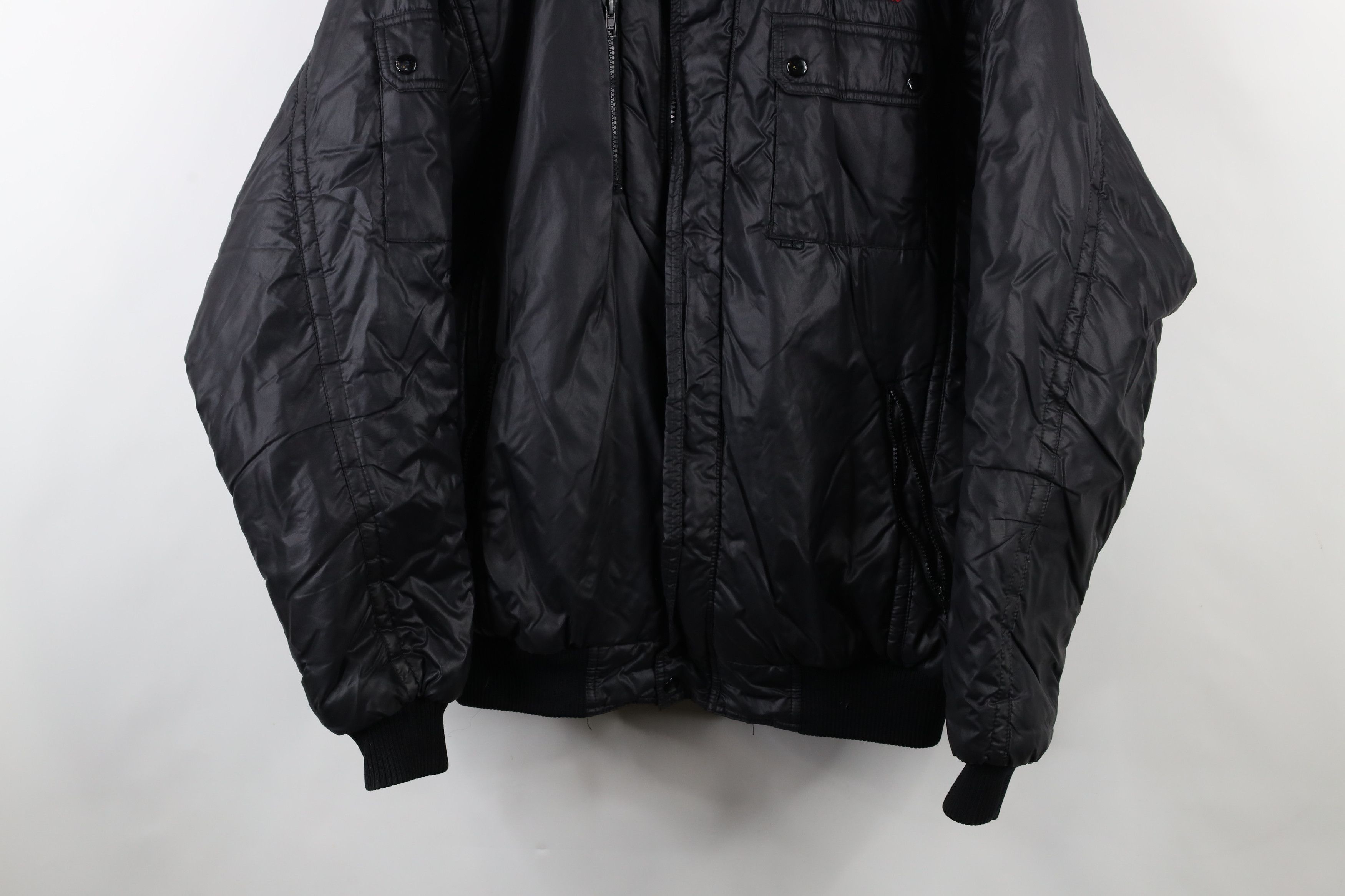 Vintage Vintage 80s 90s Cafe Racer Puffer Bomber Jacket AS IS Size US XL / EU 56 / 4 - 3 Thumbnail