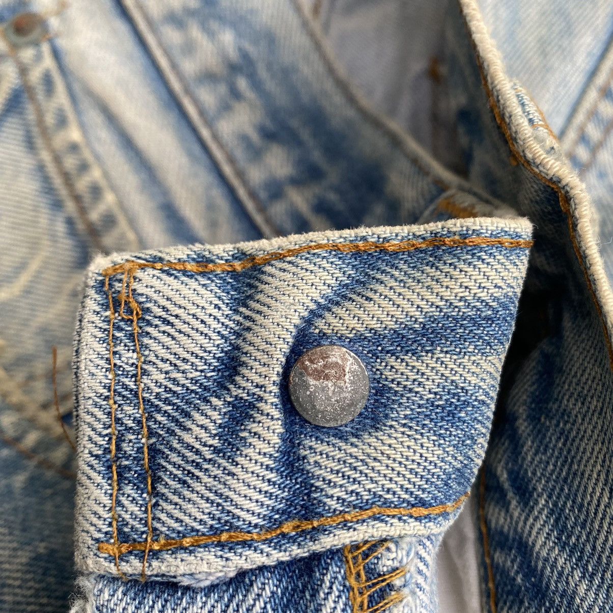Levi's Vintage Clothing 85’ Button No 6 distressed jeans LV005 Size US 31 - 10 Thumbnail