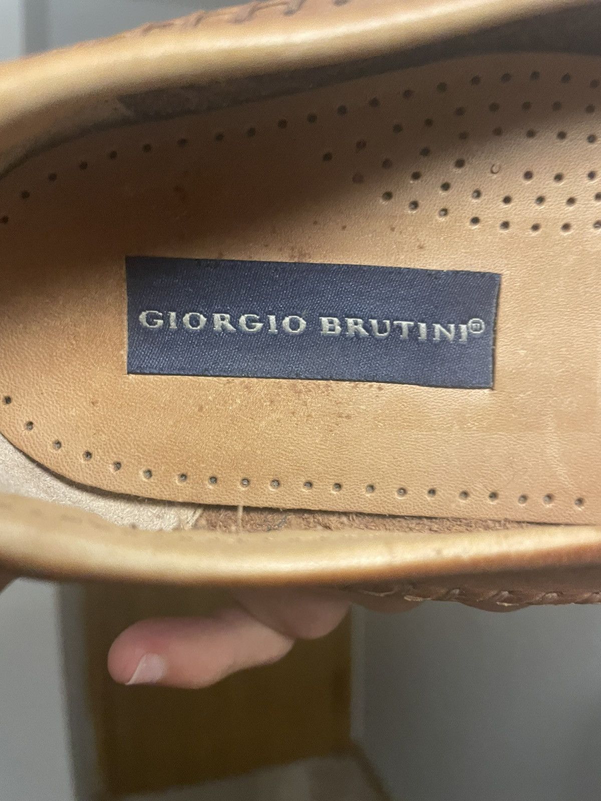 Giorgio Brutini Brown loafer with tassel and designs Size US 8.5 / EU 41-42 - 3 Thumbnail