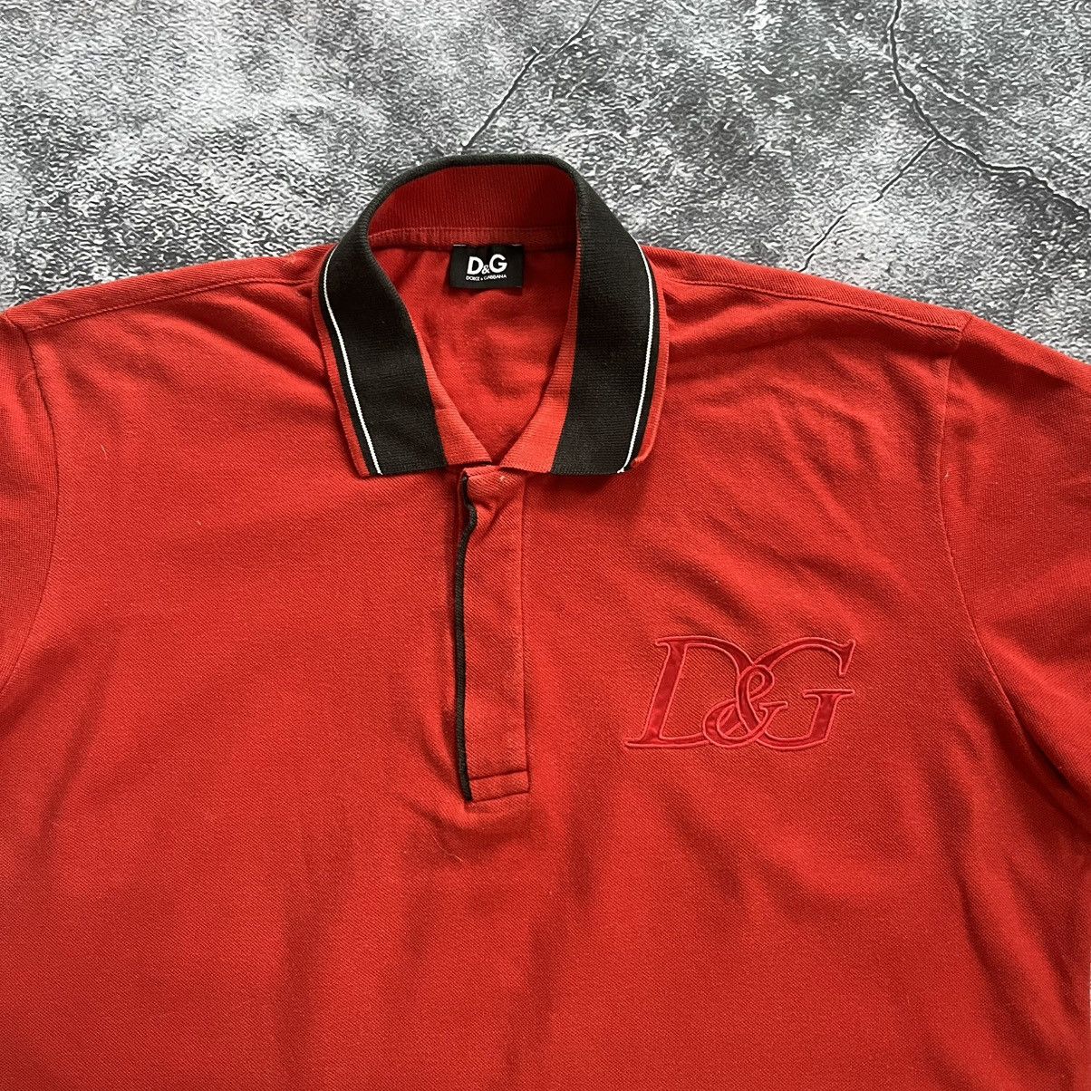Dolce & Gabbana Women’s Red Polo Shirt Dolce & Gabbana Size 50 Size XL / US 12-14 / IT 48-50 - 2 Thumbnail