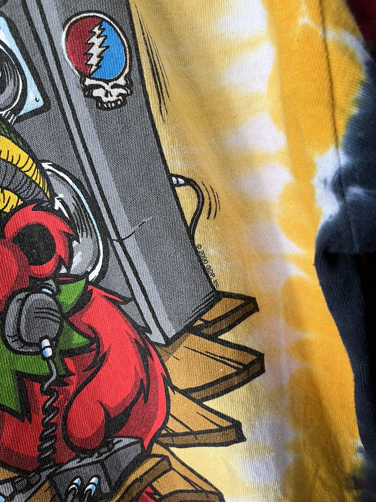 Grateful Dead Grateful Dead Positive Vibrations Tie-Dye T-Shirt Tee Liquid Size US L / EU 52-54 / 3 - 7 Thumbnail
