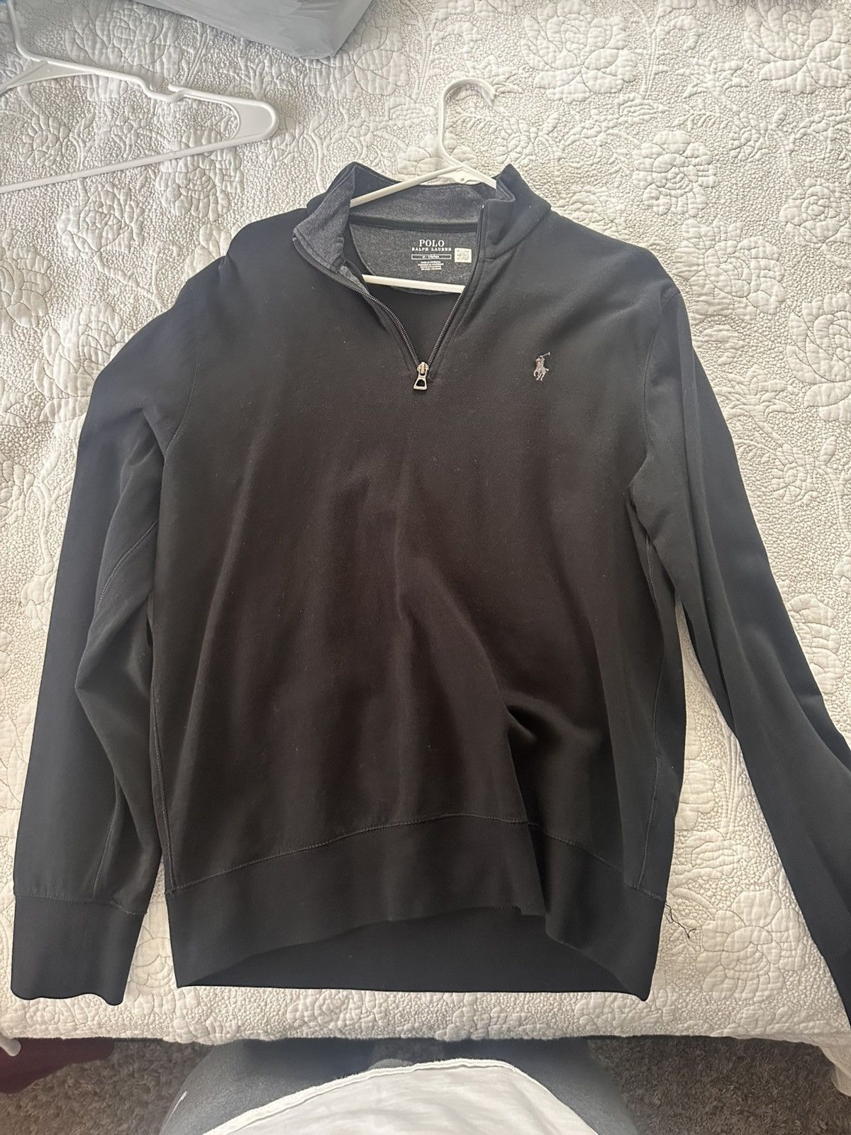 Polo Ralph Lauren black polo ralph lauren quarter zip Size US M / EU 48-50 / 2 - 1 Thumbnail