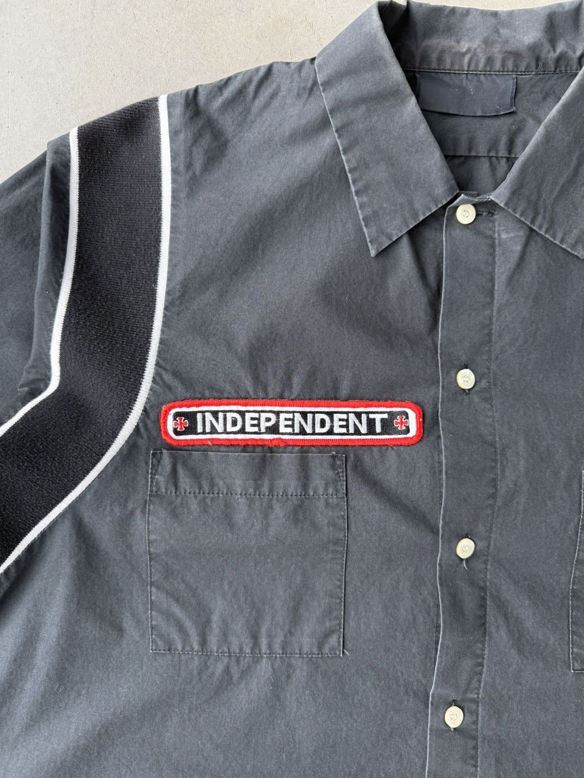 Bounty Hunter Bounty Hunter X Independent Truck Co. Patch Black Button Up Size US L / EU 52-54 / 3 - 5 Thumbnail