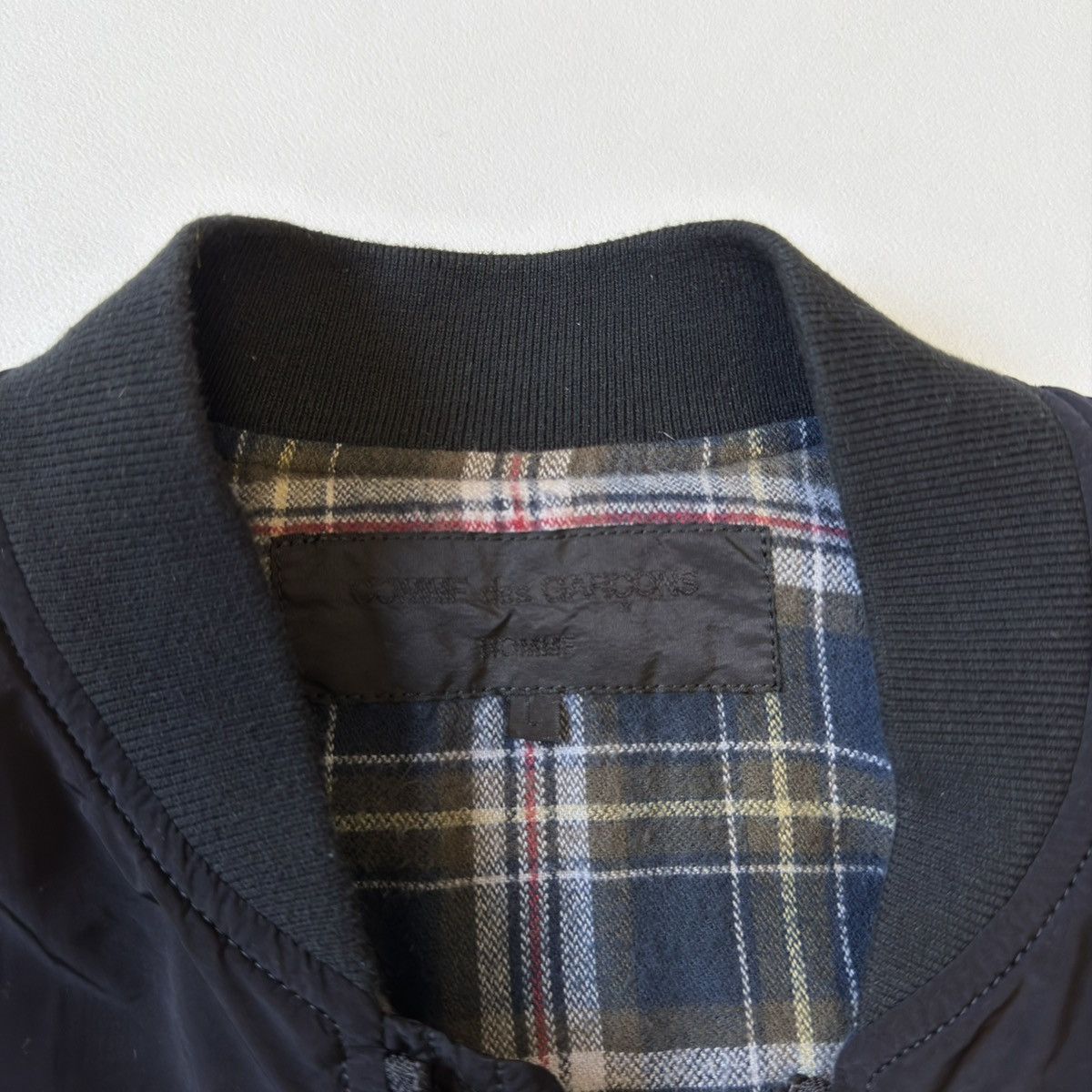 Comme des Garcons A/W 15 Over Dyed Black Bomber Jacket Size US L / EU 52-54 / 3 - 6 Thumbnail