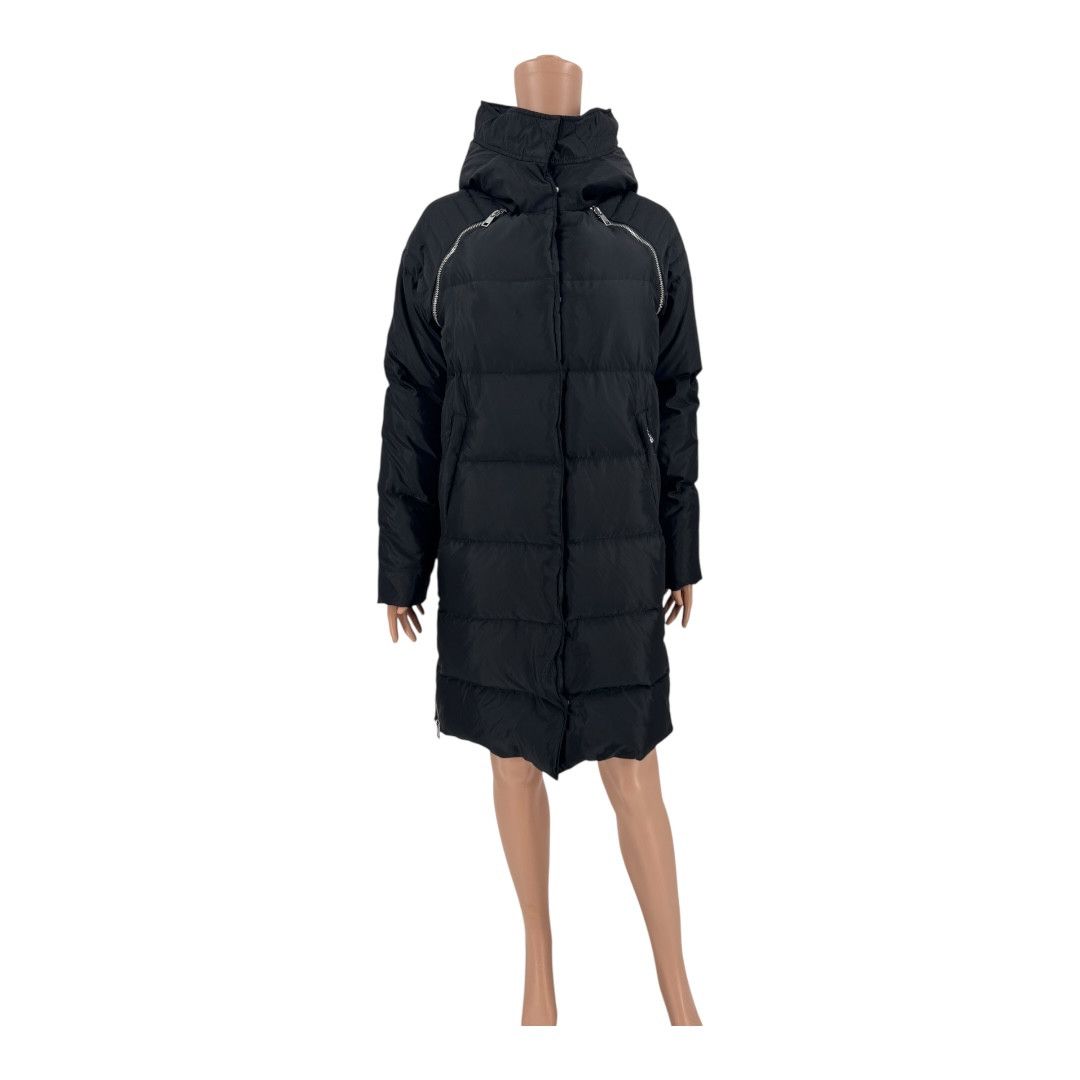 Maje Maje Jacket Down Puffer Long Coat Black FR36 US S Size XS / US 0-2 / IT 36-38 - 3 Thumbnail