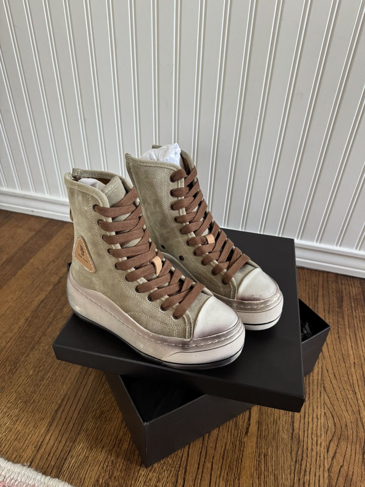 R13 Tall Kurt Sneakers Size US 7 / IT 37 - 5 Thumbnail