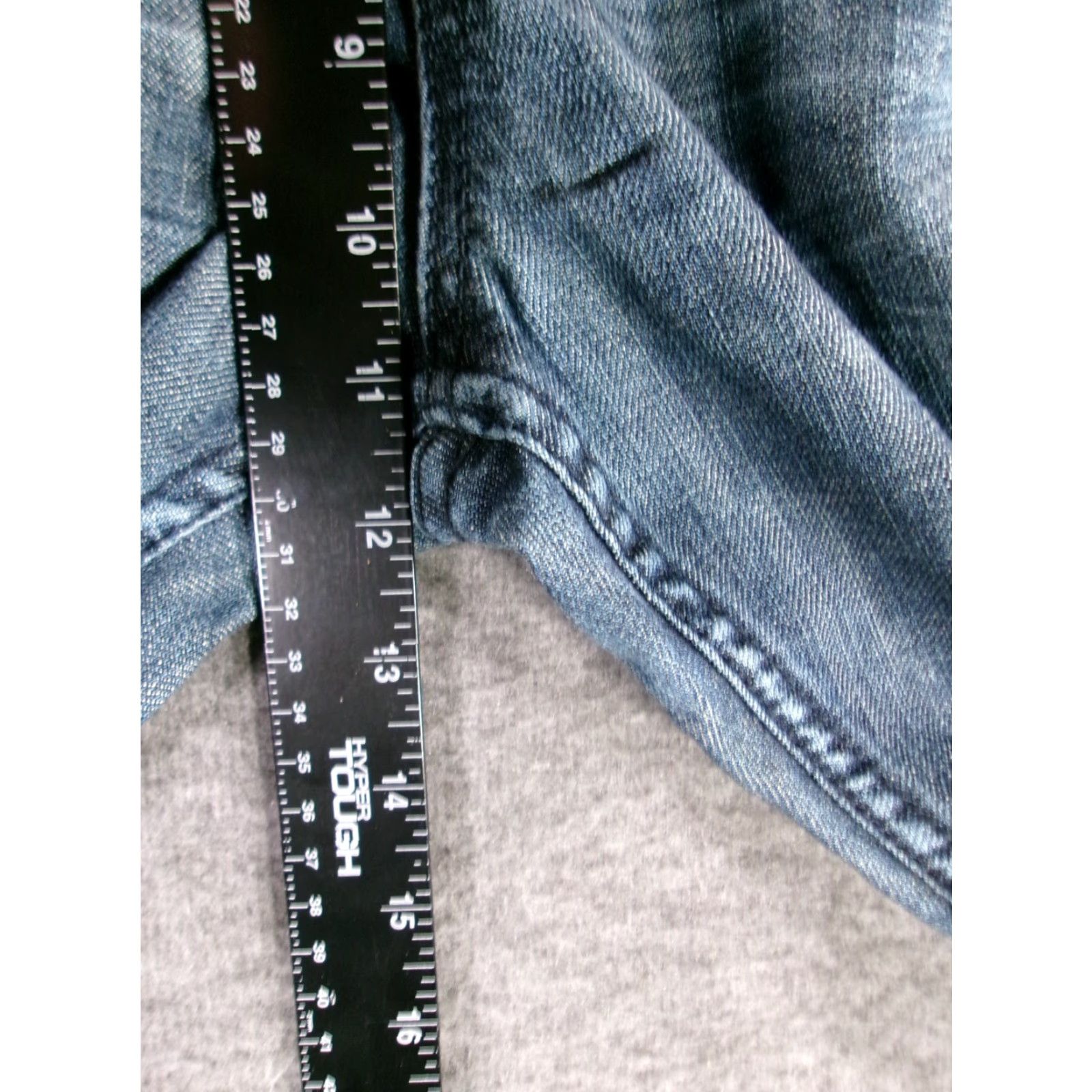 Buffalo David Bitton VINTAGE Buffalo David Bitton Jeans Men's 38x31 Denim Straight Fit Blue 90s Logo Distressed Baggy Size US 38 / EU 54 - 5 Thumbnail