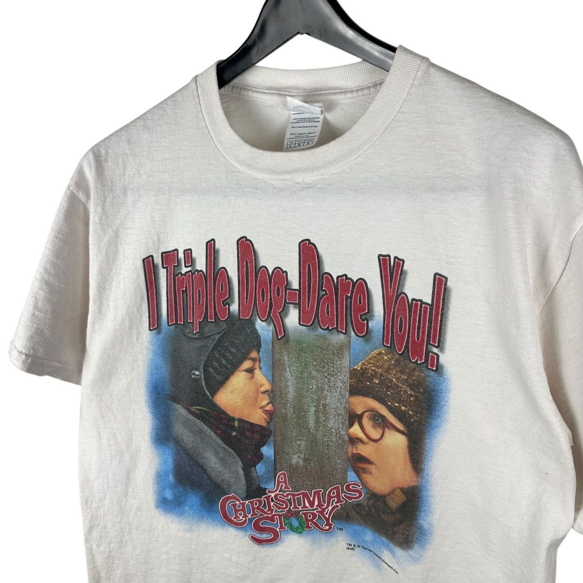 Vintage Vintage Y2K I Triple Dog Dare You Christmas Story Shirt Size US L / EU 52-54 / 3 - 7 Thumbnail