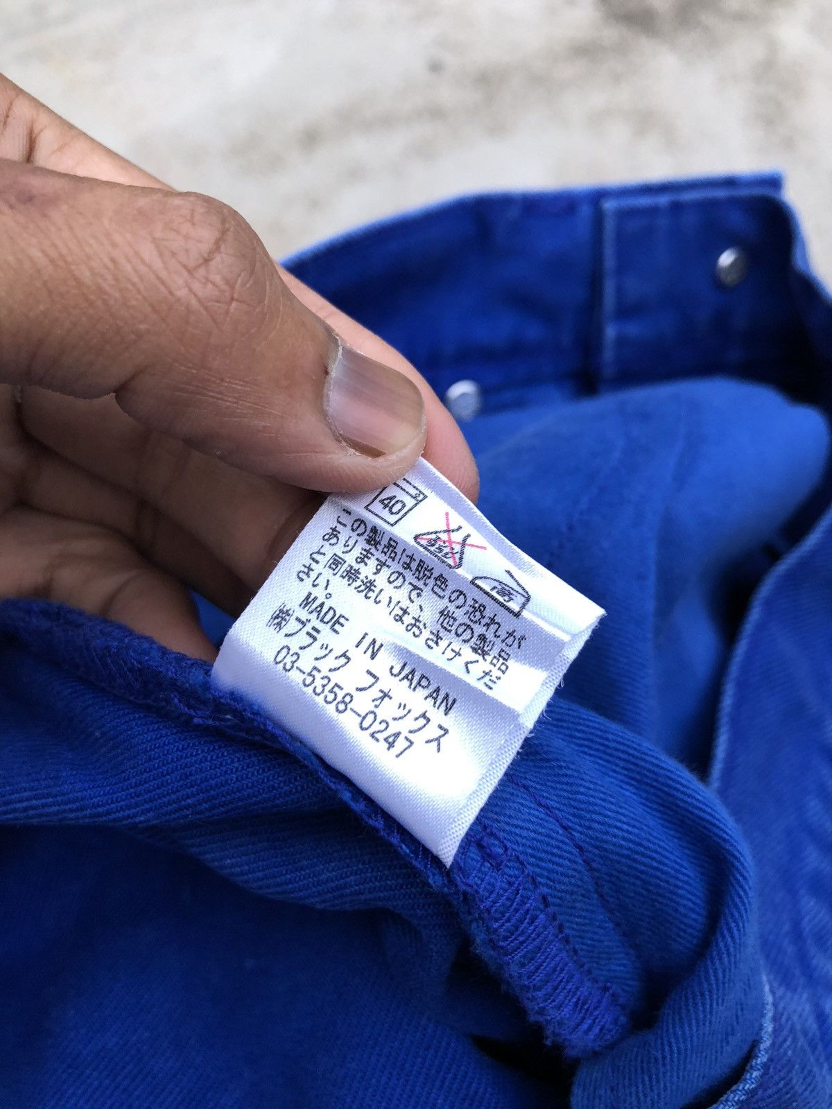 Japanese Brand TOP REBEL WASHED BLUE DENIM Size US 30 / EU 46 - 2 Thumbnail