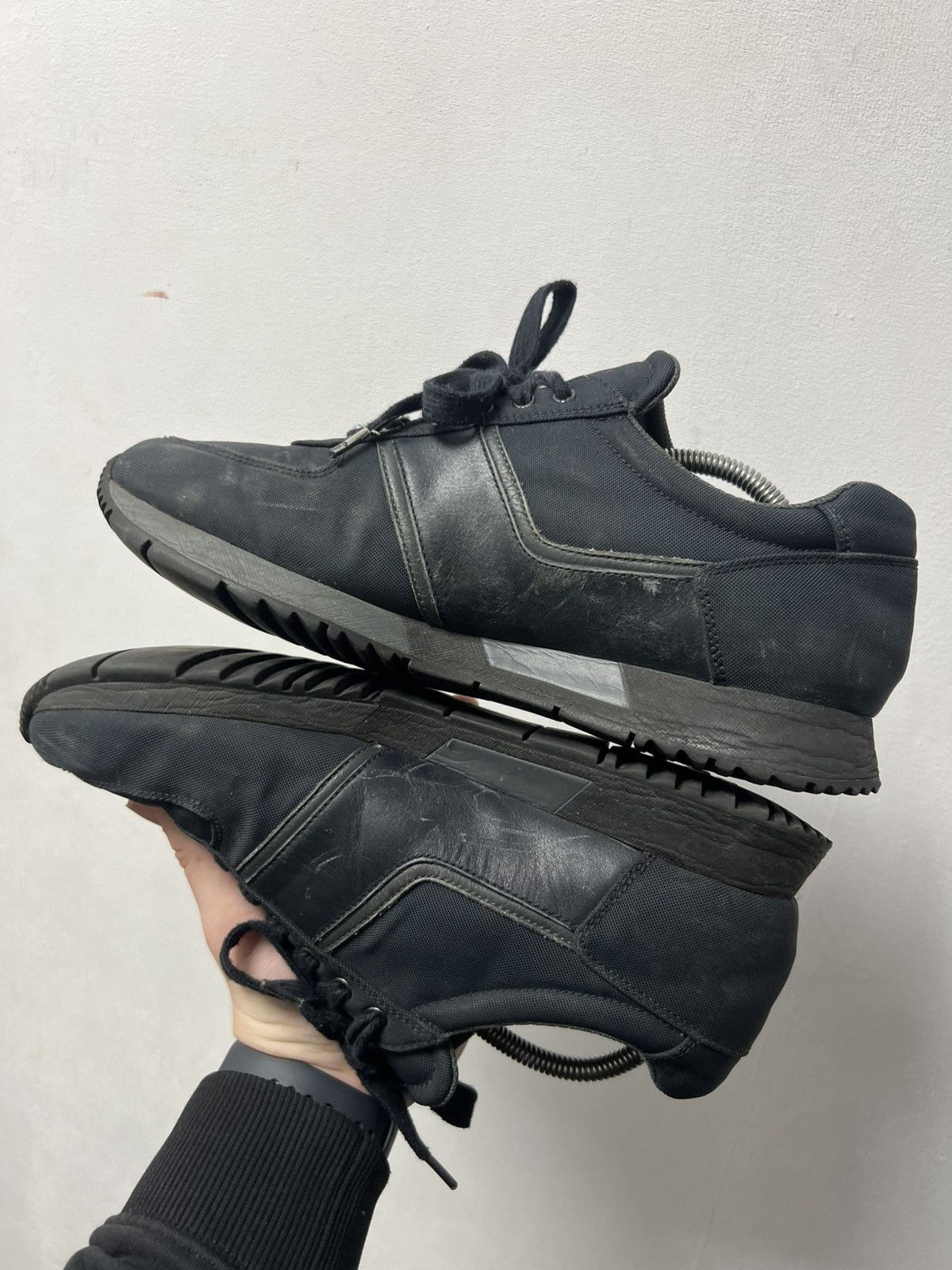Prada Prada Luxury Sneakers Shoes Black Size US 8 / EU 41 - 12 Thumbnail