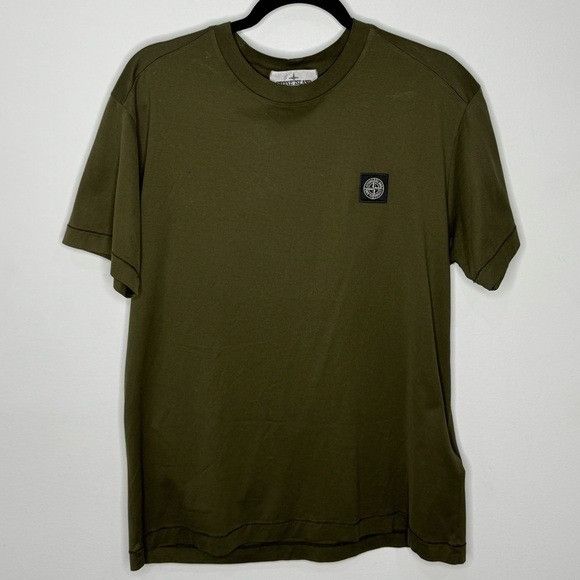 Stone Island Stone Island Compass Patch Crewneck T-Shirt Green Men’s Larg Size US L / EU 52-54 / 3 - 1 Thumbnail