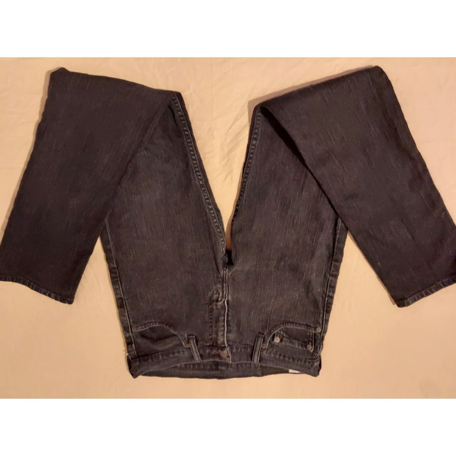 Levi's Levis 511 Jeans Black 30x32 31x32 Slim Straight Denim Pants Mens Size US 30 / EU 46 - 3 Thumbnail