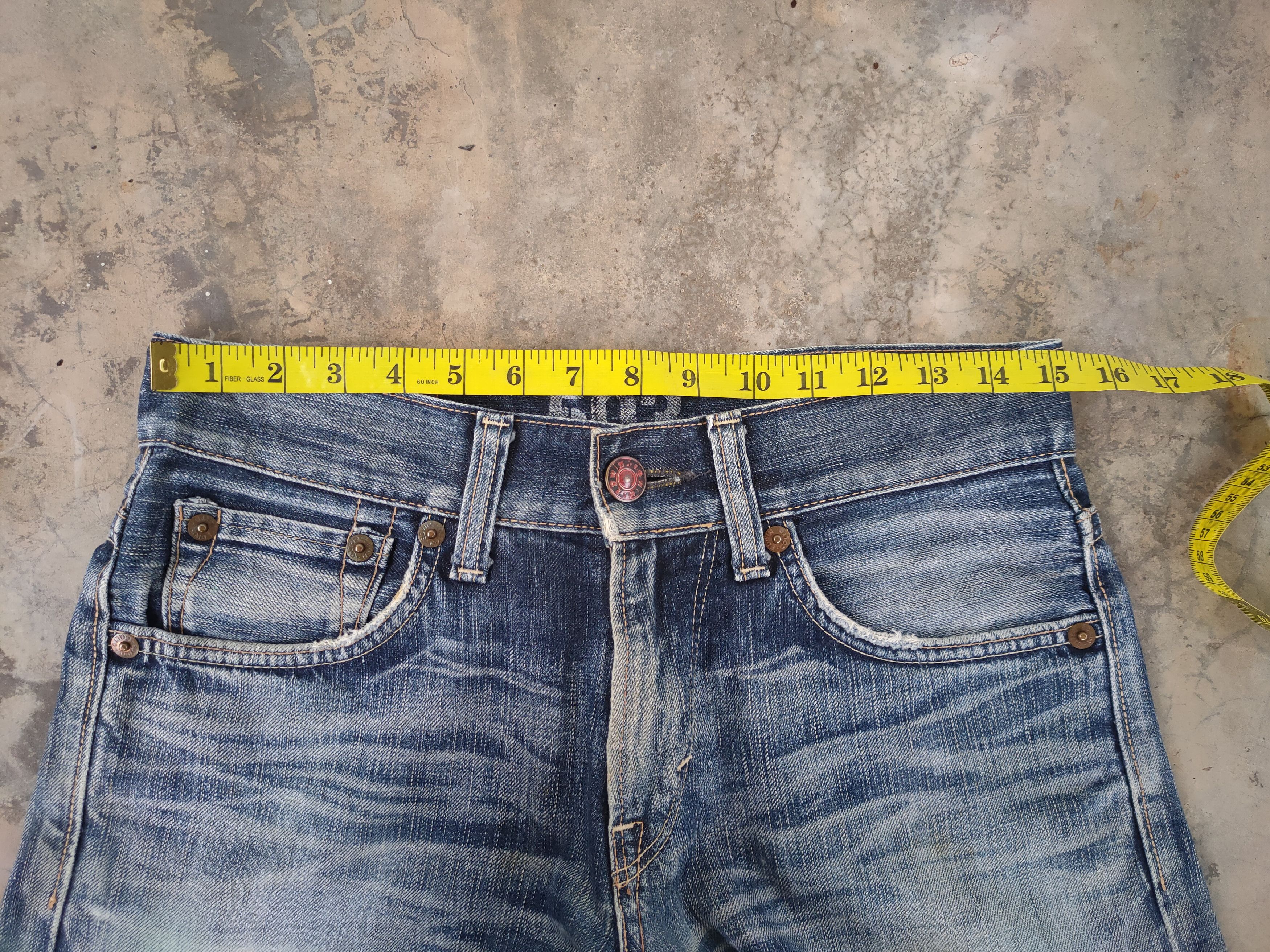 Edwin W30 VINTAGE EDWIN DISTRESSED FADED JEANS DENIM PANTS Size US 30 / EU 46 - 6 Thumbnail