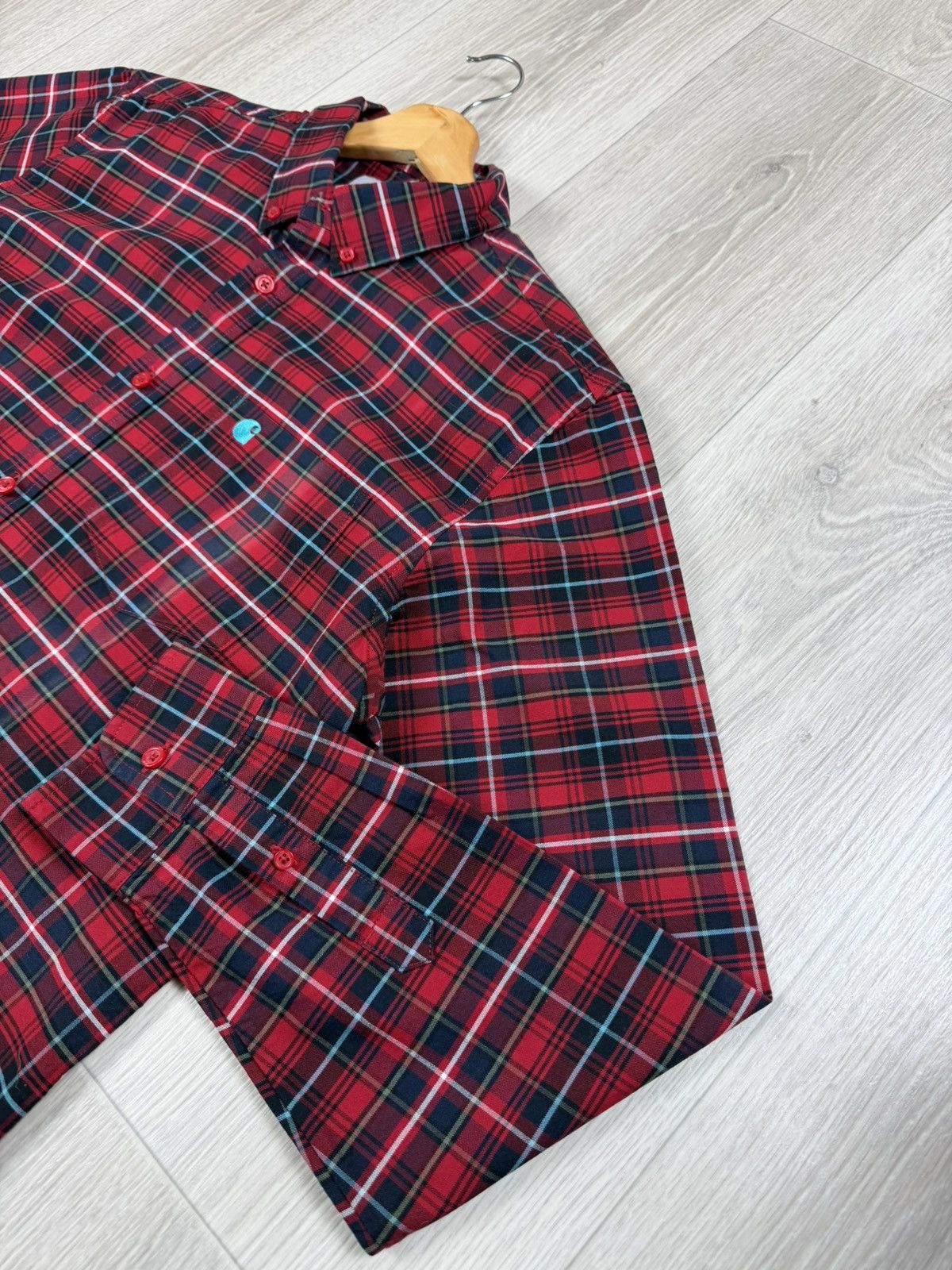 Carhartt Carhartt WIP Patton Red Shirt Size M Size US M / EU 48-50 / 2 - 2 Thumbnail