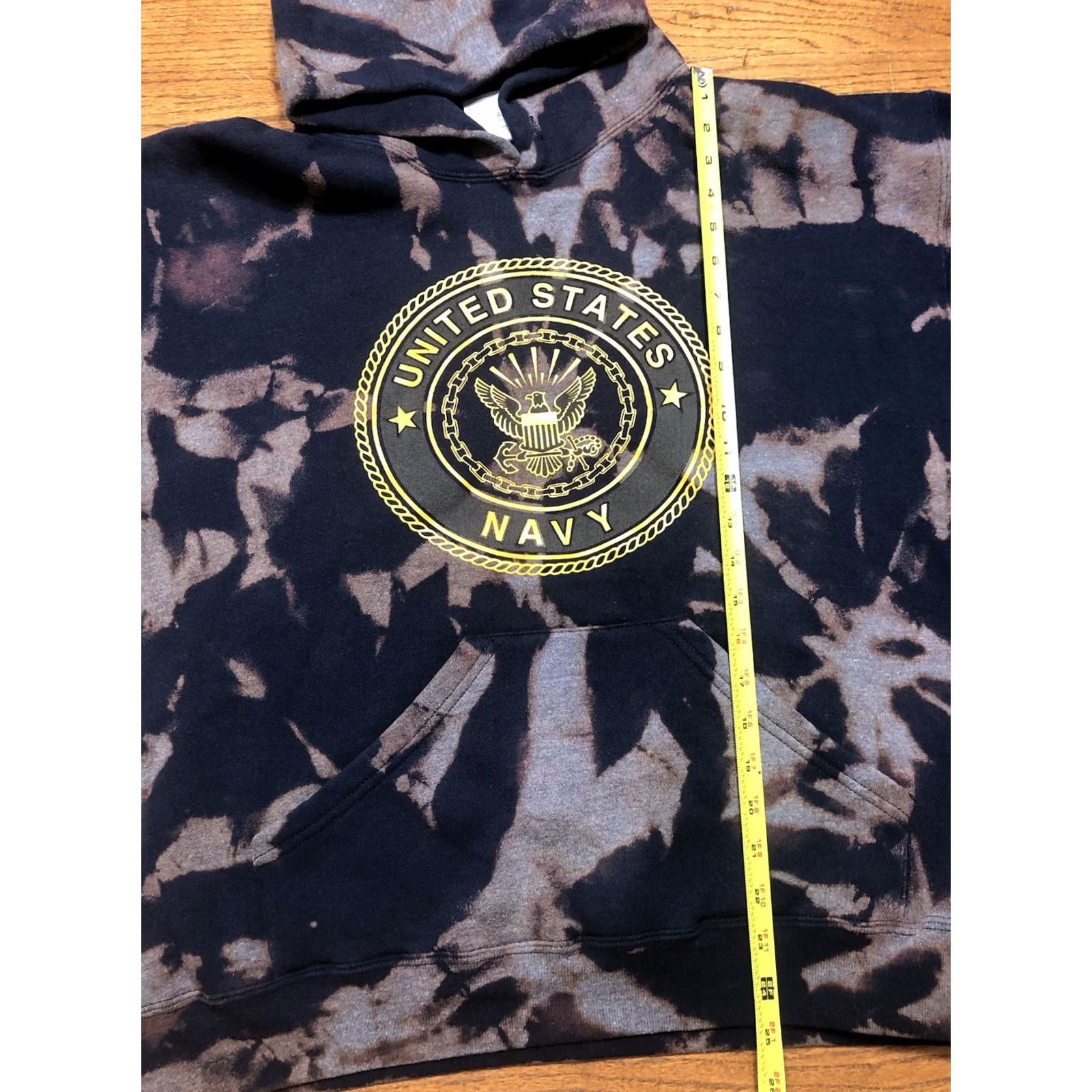 Soffe VINTAGE Soffe United States Navy Hoodie Adult L Blue USA Tie Dye 90s Mens Size US L / EU 52-54 / 3 - 4 Thumbnail