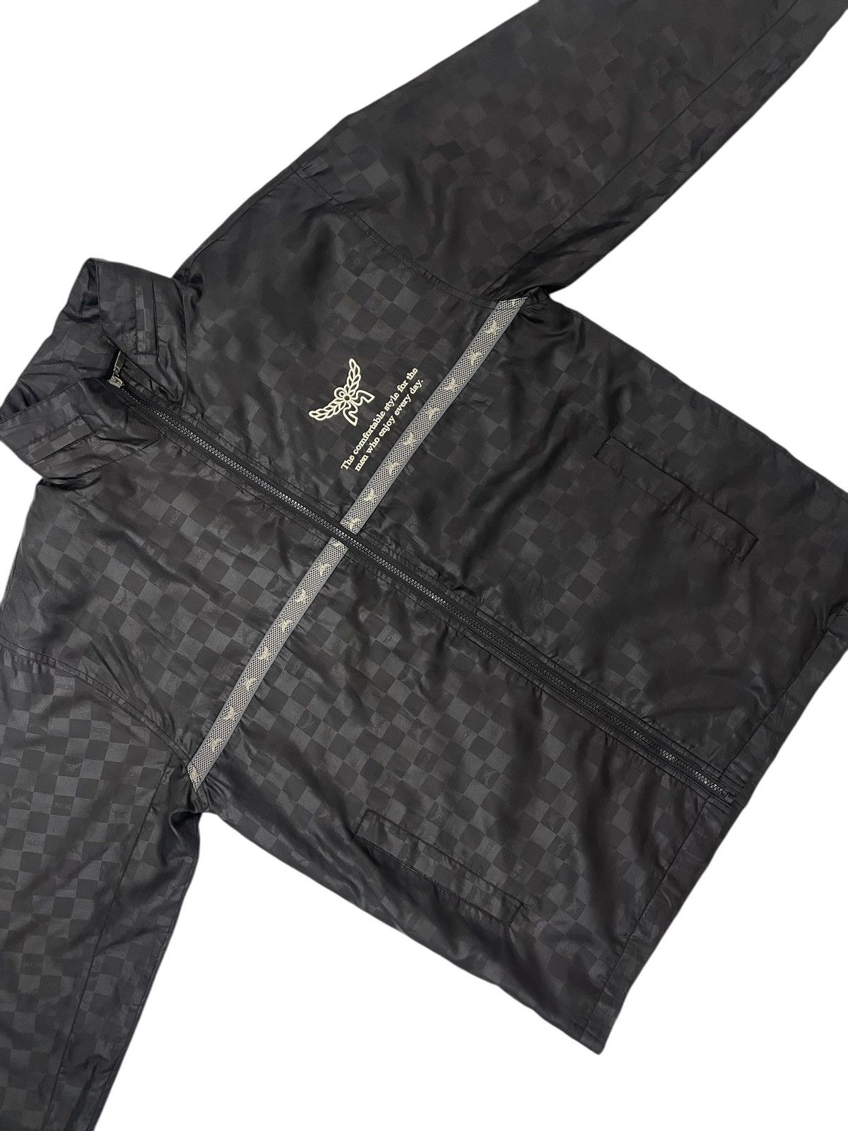 Designer × MCM MCM over print monogram embroidery light jacket Size US M / EU 48-50 / 2 - 3 Thumbnail