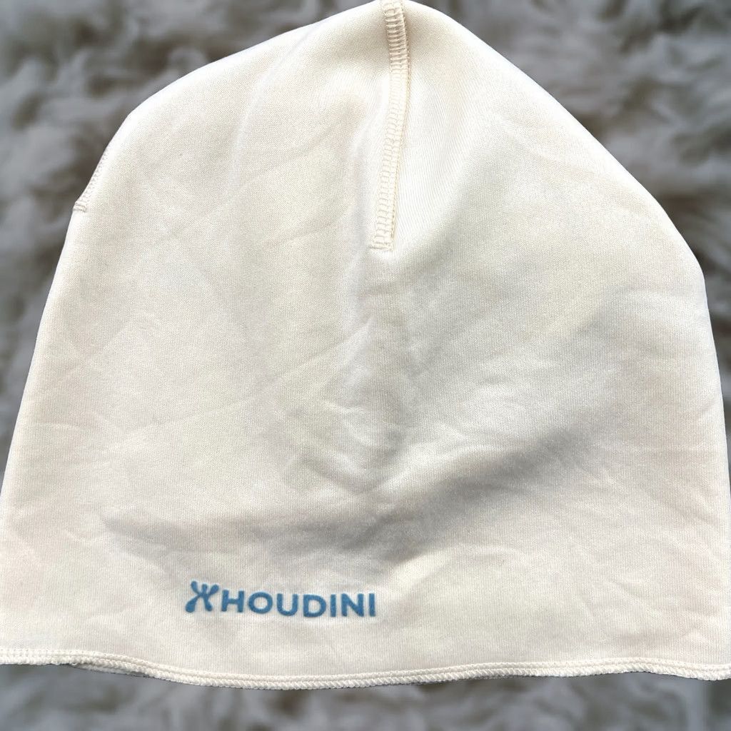 Houdini HOUDINI Beanie Hat Size M Polartec Creamy White Lightweight Thermal Insulated Unisex Adults Winter Knit Lined Size ONE SIZE - 1 Thumbnail