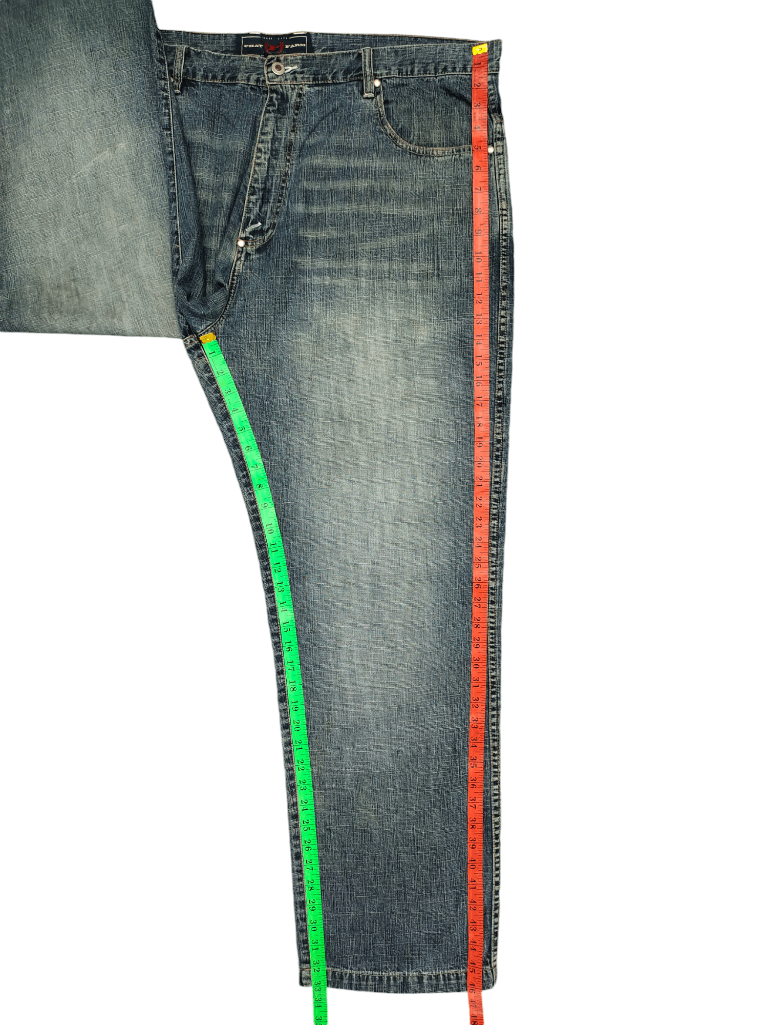 Phat Farm Baggy Jeans Phat Farm Clawmark Denim Wide Leg 90s Jnco Size US 42 / EU 58 - 9 Thumbnail
