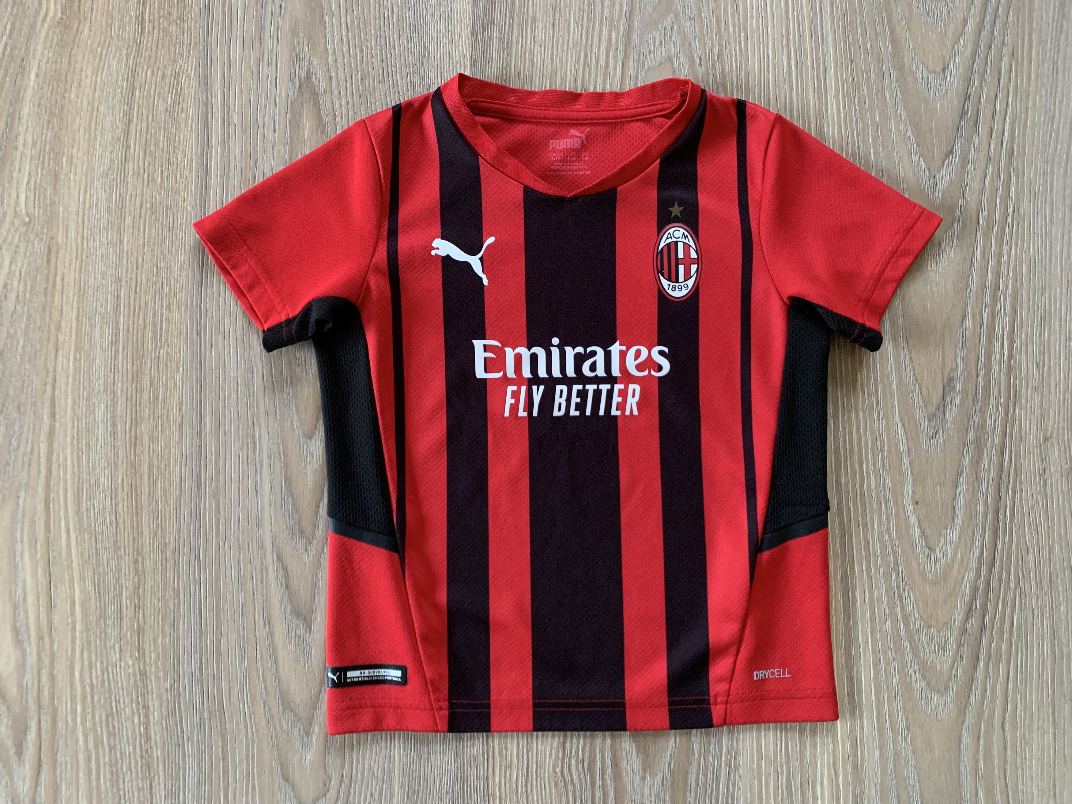 Puma Kids Puma Milan Jersey 2021-2022 Size US XXS / EU 40 - 2 Thumbnail