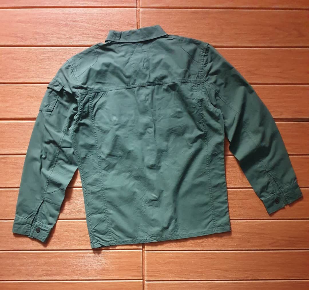 Japanese Brand 💥Doublefocus green military harajuku jacket Size US M / EU 48-50 / 2 - 8 Thumbnail