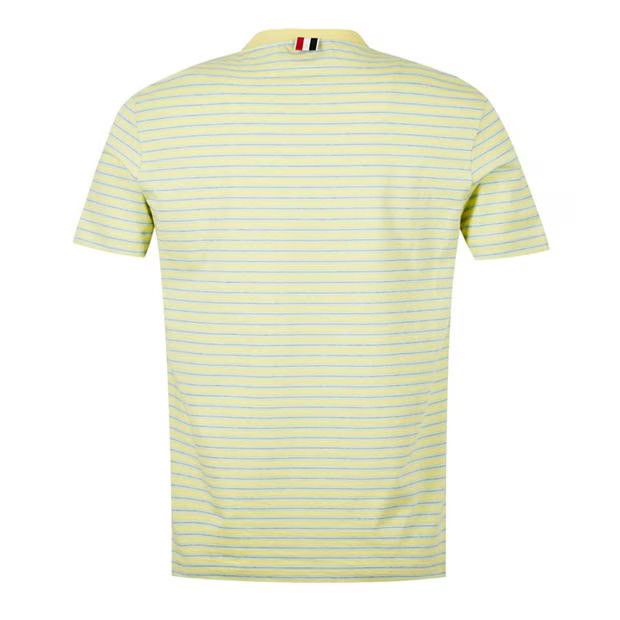 Thom Browne o1g2r1mq0724 Pocket T- Shirts in Green & Light Yellow Size US S / EU 44-46 / 1 - 2 Thumbnail