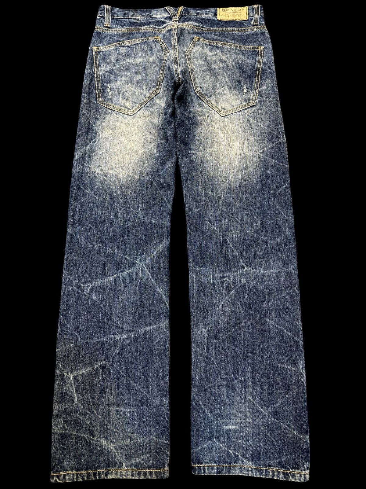 Seditionaries 💥Insane💥SorriderexBack&Forth Spiral Distressed Denim F661 Size US 33 - 1 Thumbnail