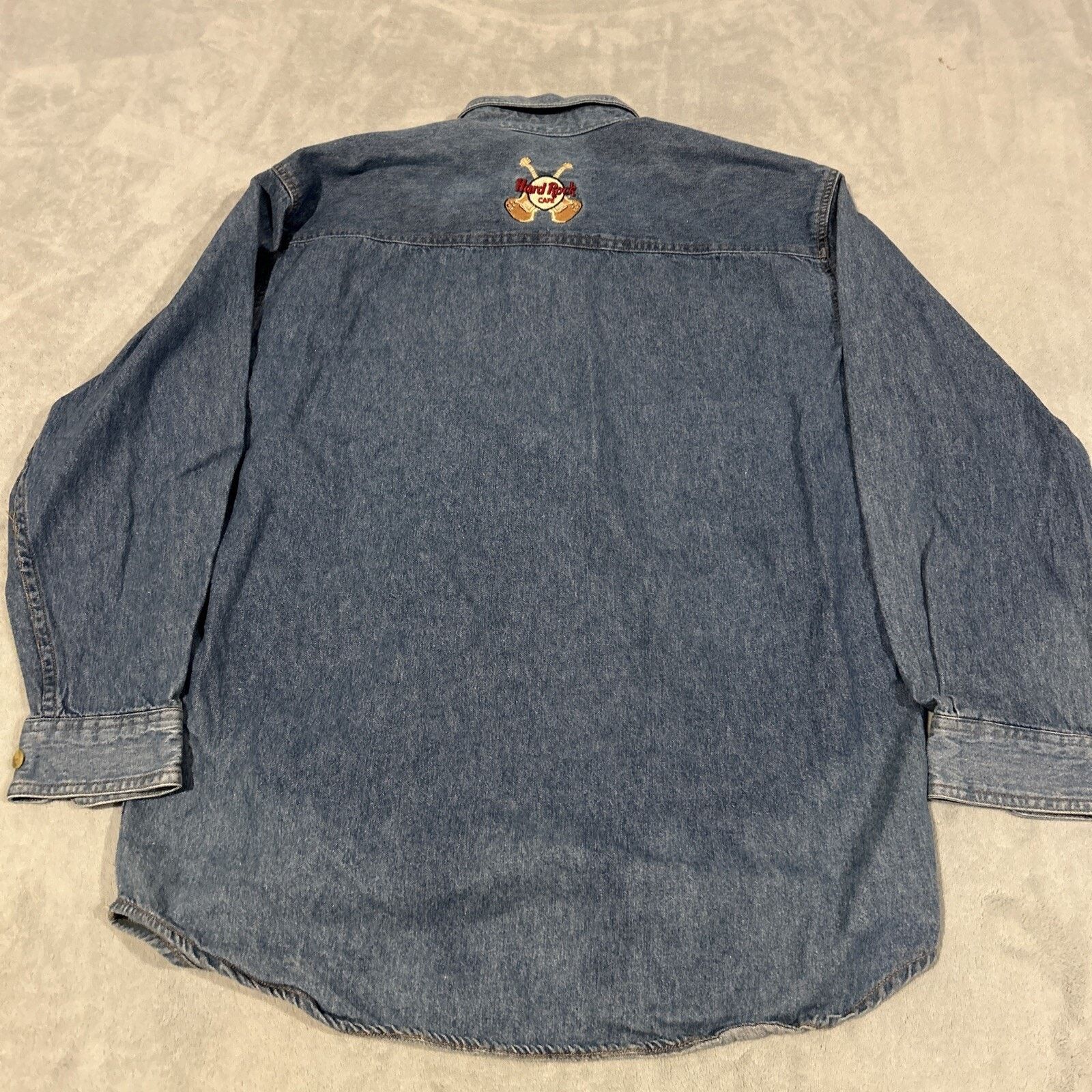Hard Rock Cafe Hard Rock Cafe Lake Tahoe Button Up Shirt Large Guitar Music Size US L / EU 52-54 / 3 - 6 Thumbnail